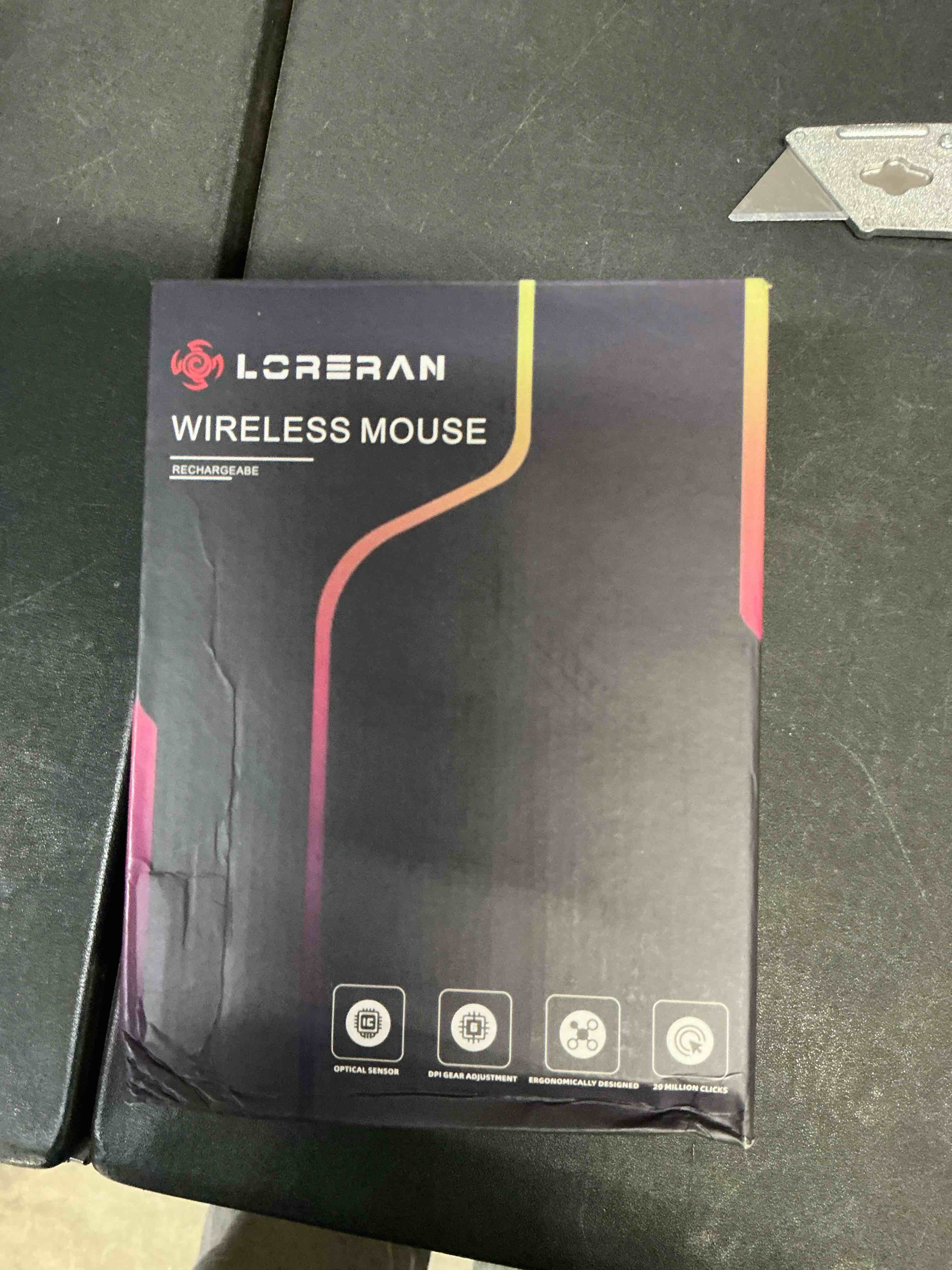 Condition photo showing New/Like New for Wireless Gaming Mouse, Optical Tri-Mode RGB Mouse with 2.4G USB Receiver, 6-Level 4800 DPI, Ergonomic Gamer Mouse, 6 Macro Buttons, Rechargeable Bluetooth Mouse for Laptop, PC, Mac