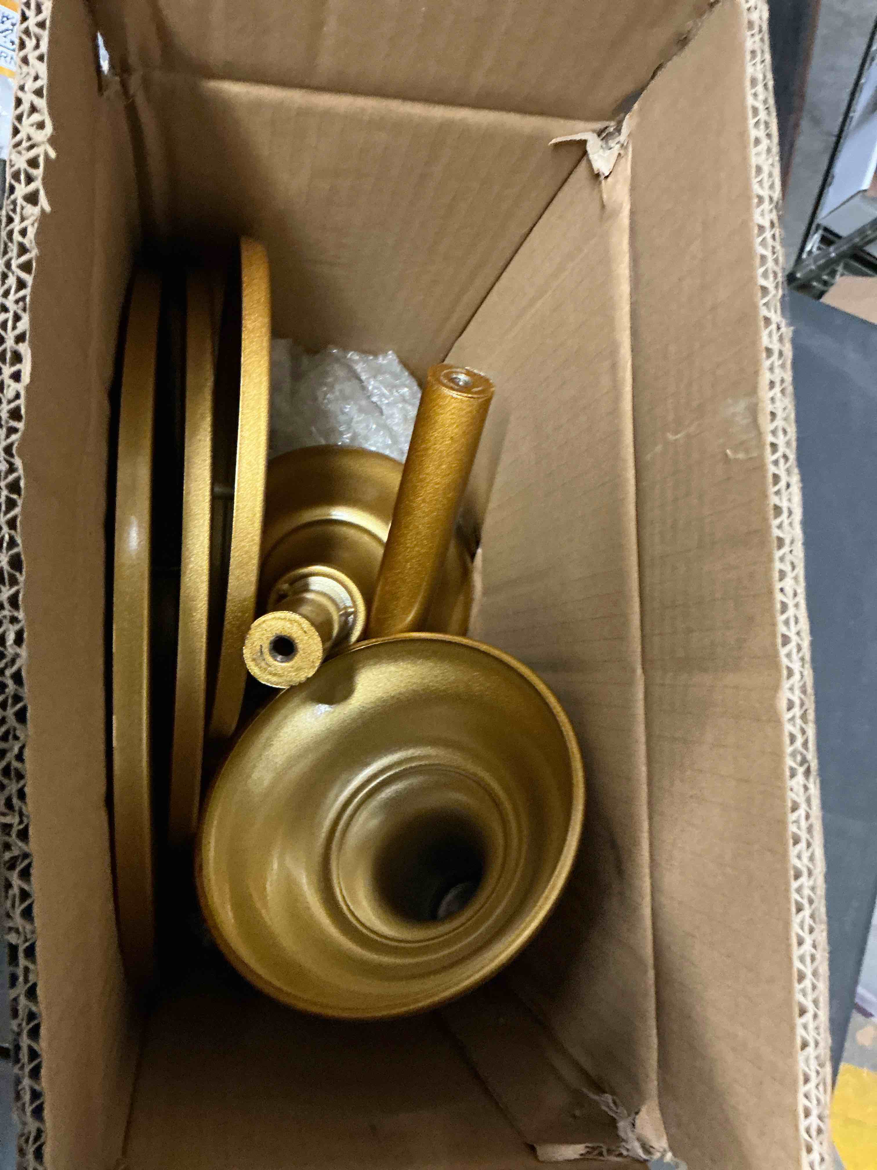 Condition photo showing Good Condition for Vorriop 3 Set Gold Cake Stand?Display Plate Dessert Cupcake Pastry Candy for Party?Elegant Round Cylinder Columns tables for Weddings Cake Stands?Birthday Party gold-3set-tall