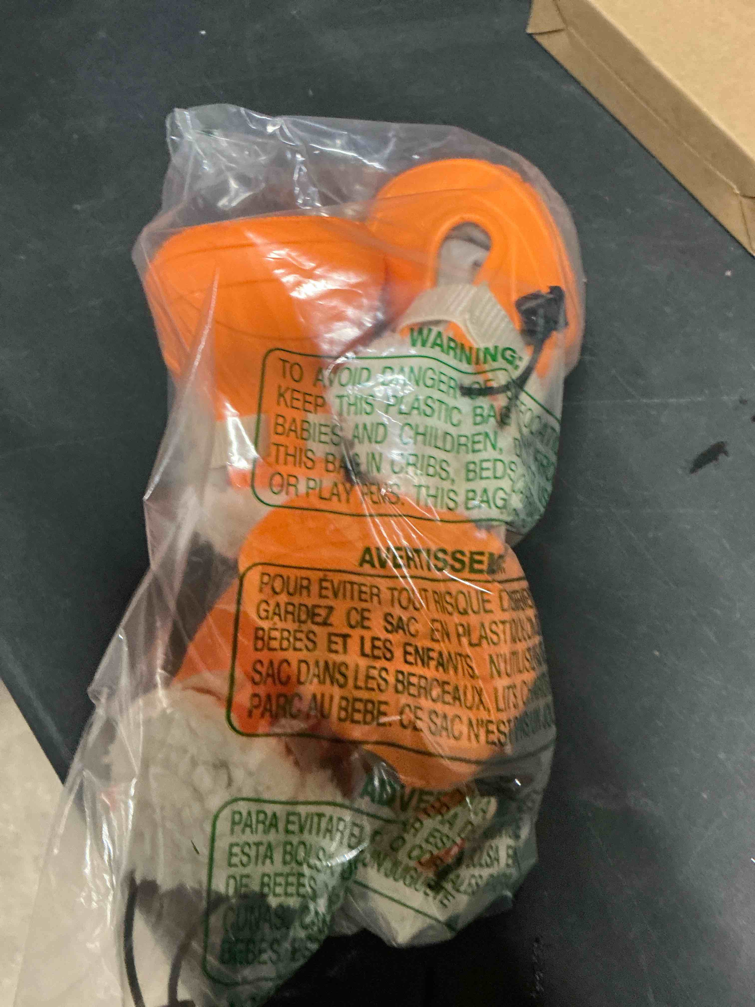 Condition photo showing Good Condition for Dog Shoes for Small Medium Large Dogs,Winter Dog Snow Boots & Paw Protectors Waterproof for Cold Weather & Hard Floors,Adjustable Anti-Slip Dog Booties with Removable Wool Liner (Orange, 9) Orange 9