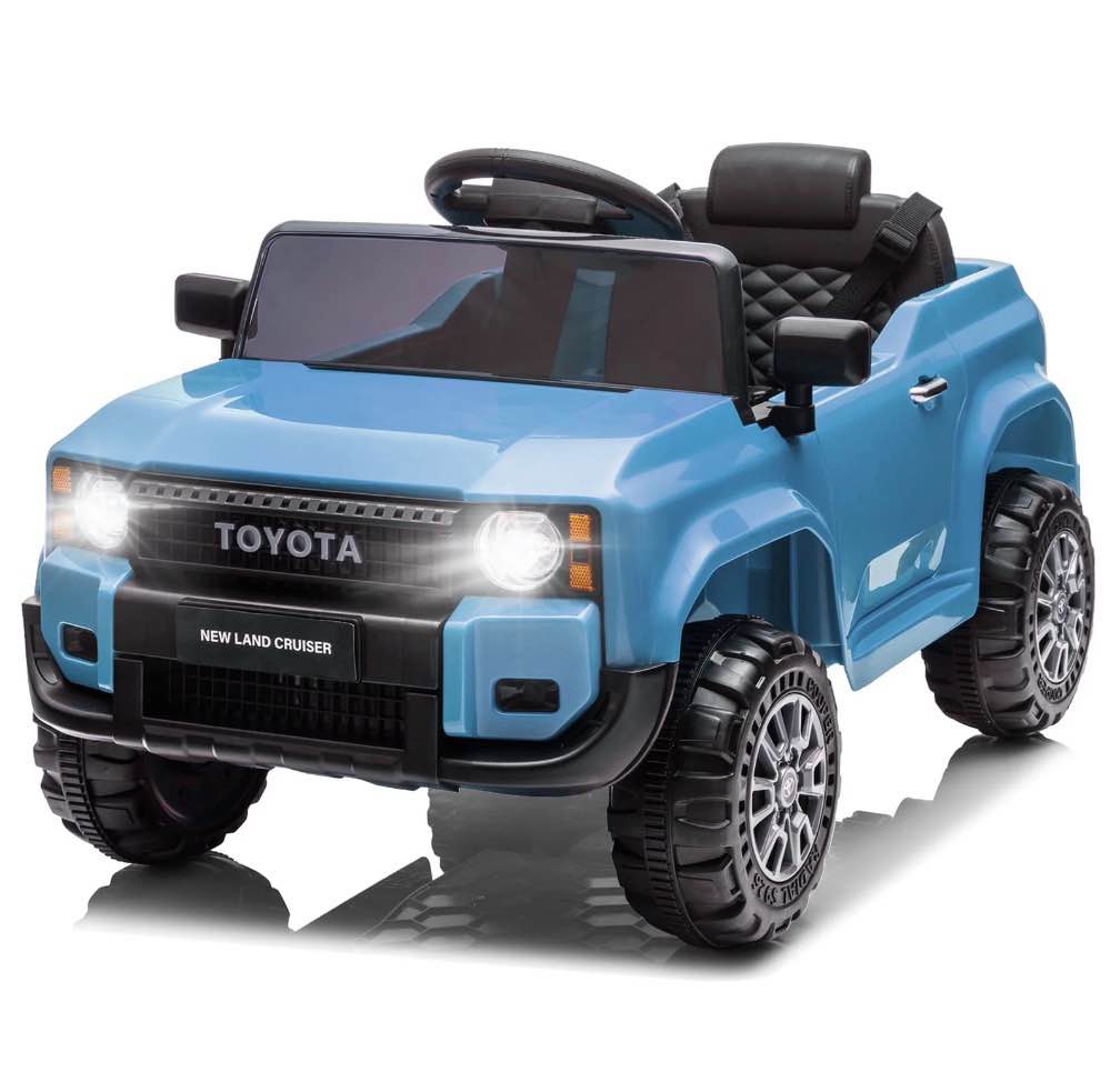 UBesGoo 12V Ride On Car Toys, Licensed Toyota Kids Powered Electric Car with Remote Control for Girls Boys, Blue