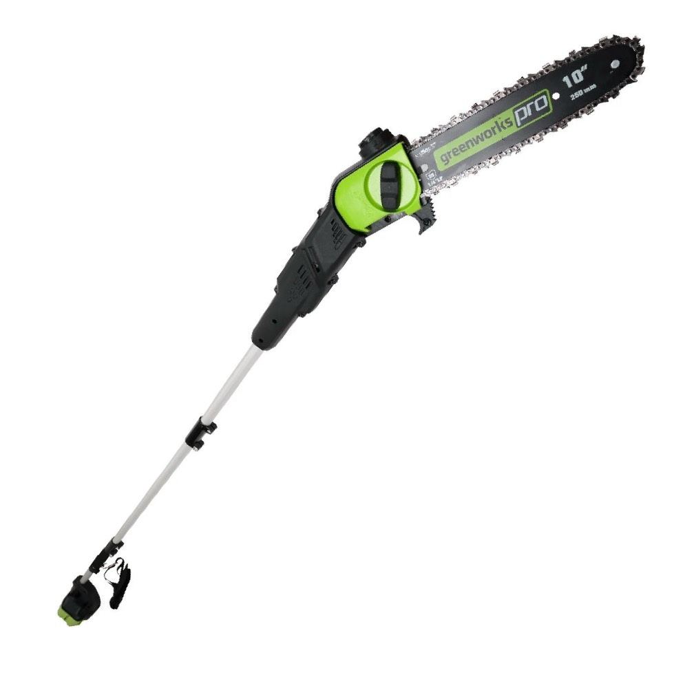 greenworks pro 80v 10 inch brushless cordless polesaw, tool only, ps80l00 (b01id88q56)