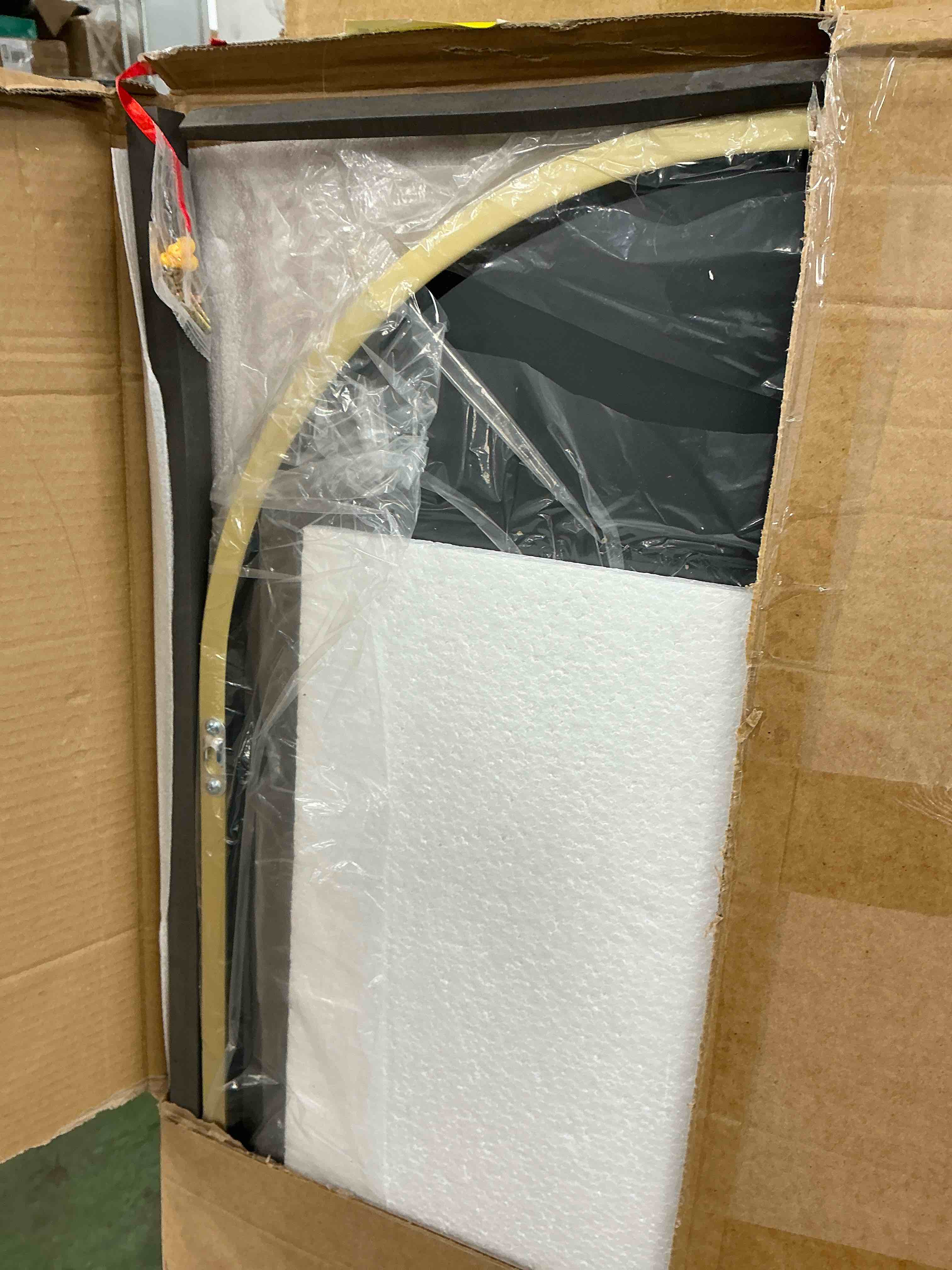 Condition photo showing New/Like New for antok arched full length floor mirror 58 x21 full body mirror with stand for bedroom living room cloakroom gold