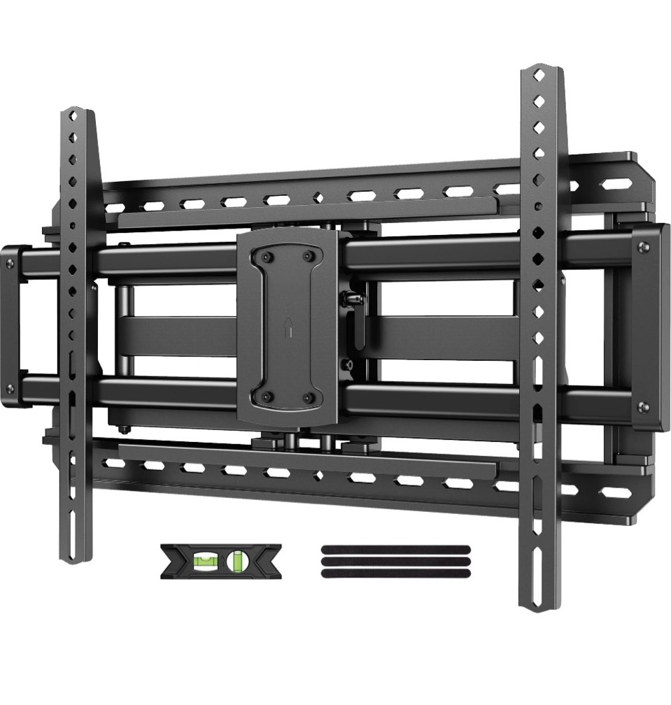 MountLiving Full Motion TV Wall Mount for 37-95" Screens, Pre-Assembled with Swivel & Tilt, Max VESA 600x400mm, 150 lbs Capacity, Fits 24" Wood Studs