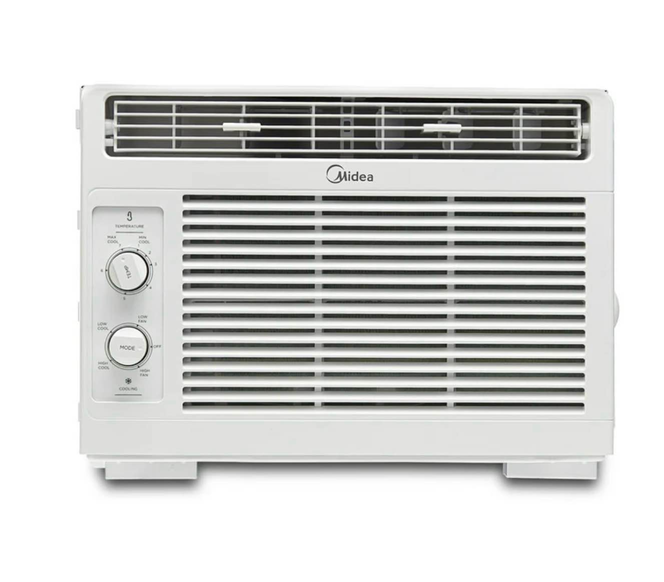 midea 5 000 btu 150 sq ft mechanical window air conditioner  white  maw05m1wwt
