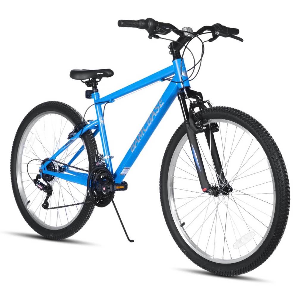 hiland 26 inch mountain bike for men women, 18 speeds high-carbon steel frame, sport cycling mtb bicycle for adult