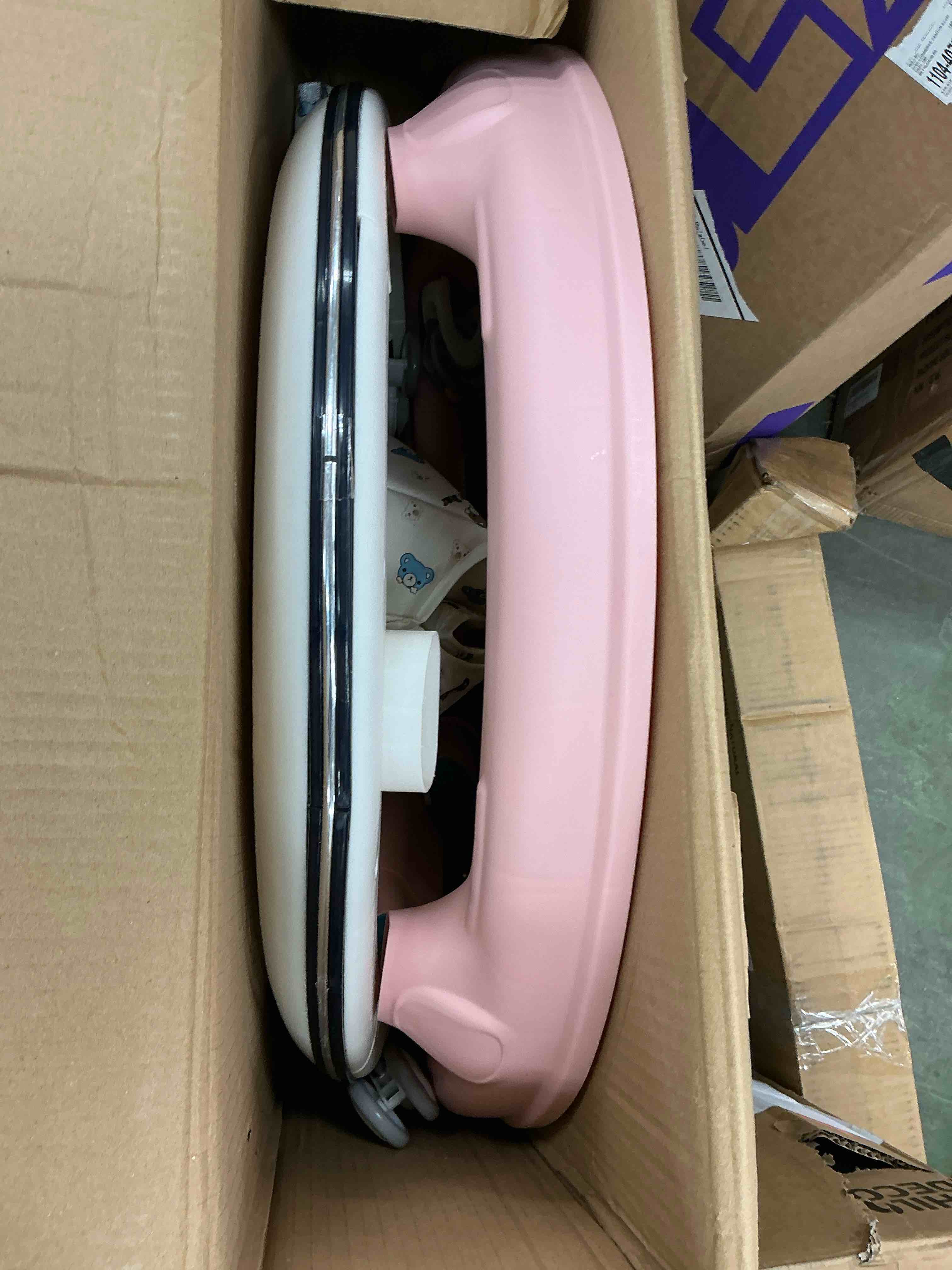 Condition photo showing Good Condition for wonderstone 3 in 1 baby walker, push walker with 360° swivel seat, music & light toys, baby bouncer, baby activity center for boy girl 6-18 months (pink)