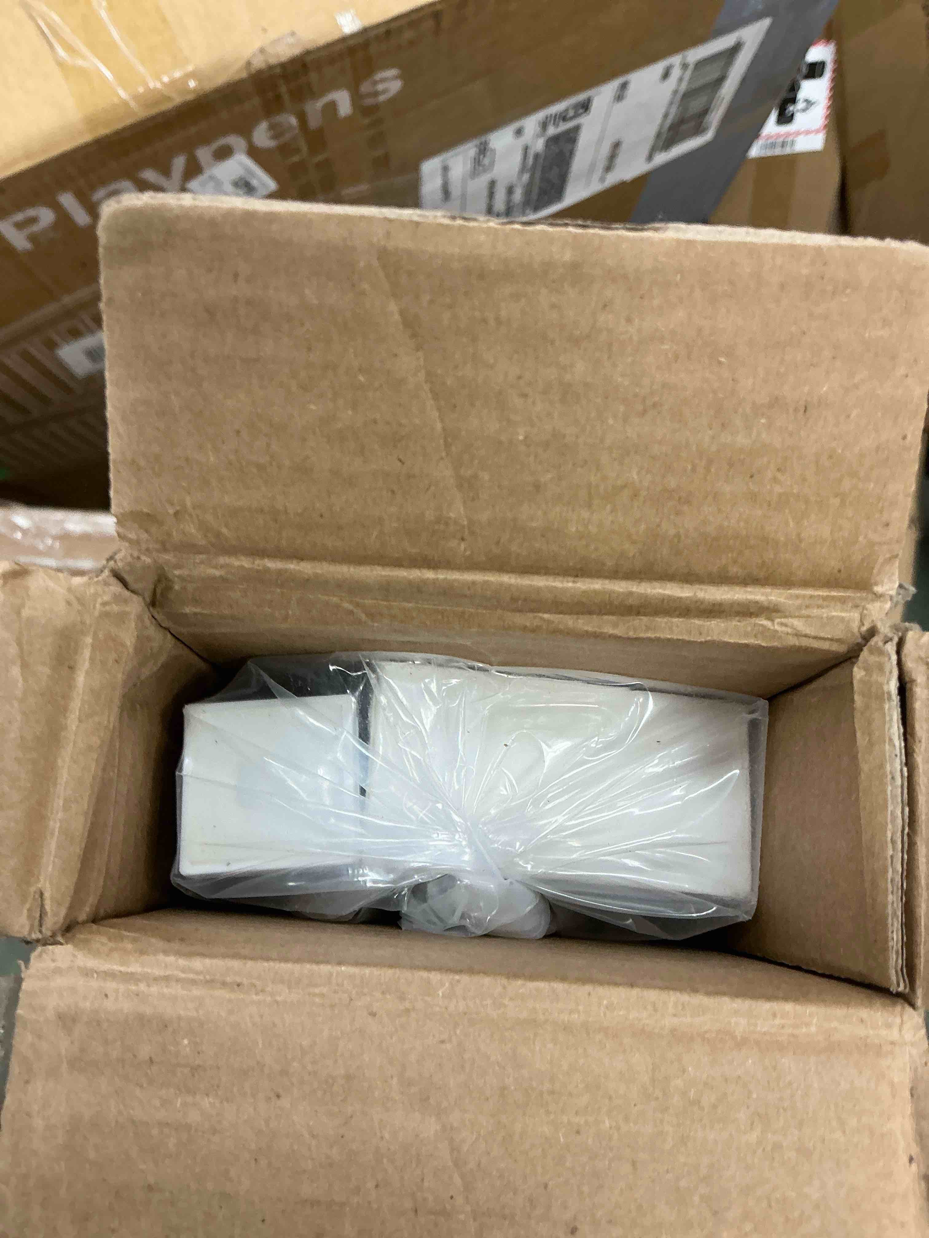 Condition photo showing New/Like New for lazblinds cordless no tools-no drill 1" vinyl horizontal mini blinds, light filtering blinds for windows, blinds & shades for window, 38 w 64 h, white
