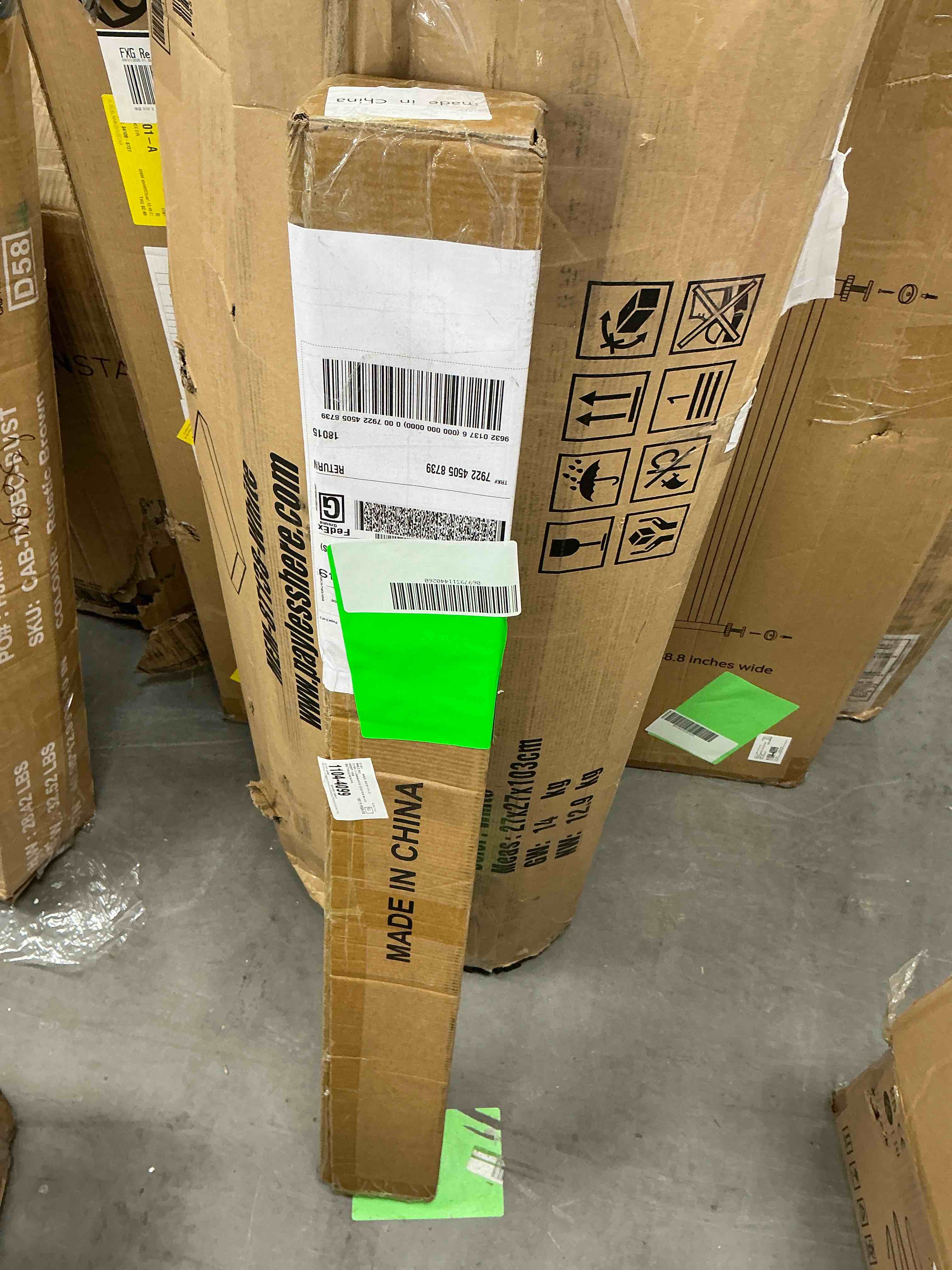 Condition photo showing New/Like New for giracoa one-push tension curtain rod, 39-86 inches extra long no drill adjustable spring rod, heavy duty 427 lbs support, rustproof steel for patio outdoor bathroom window, matte black