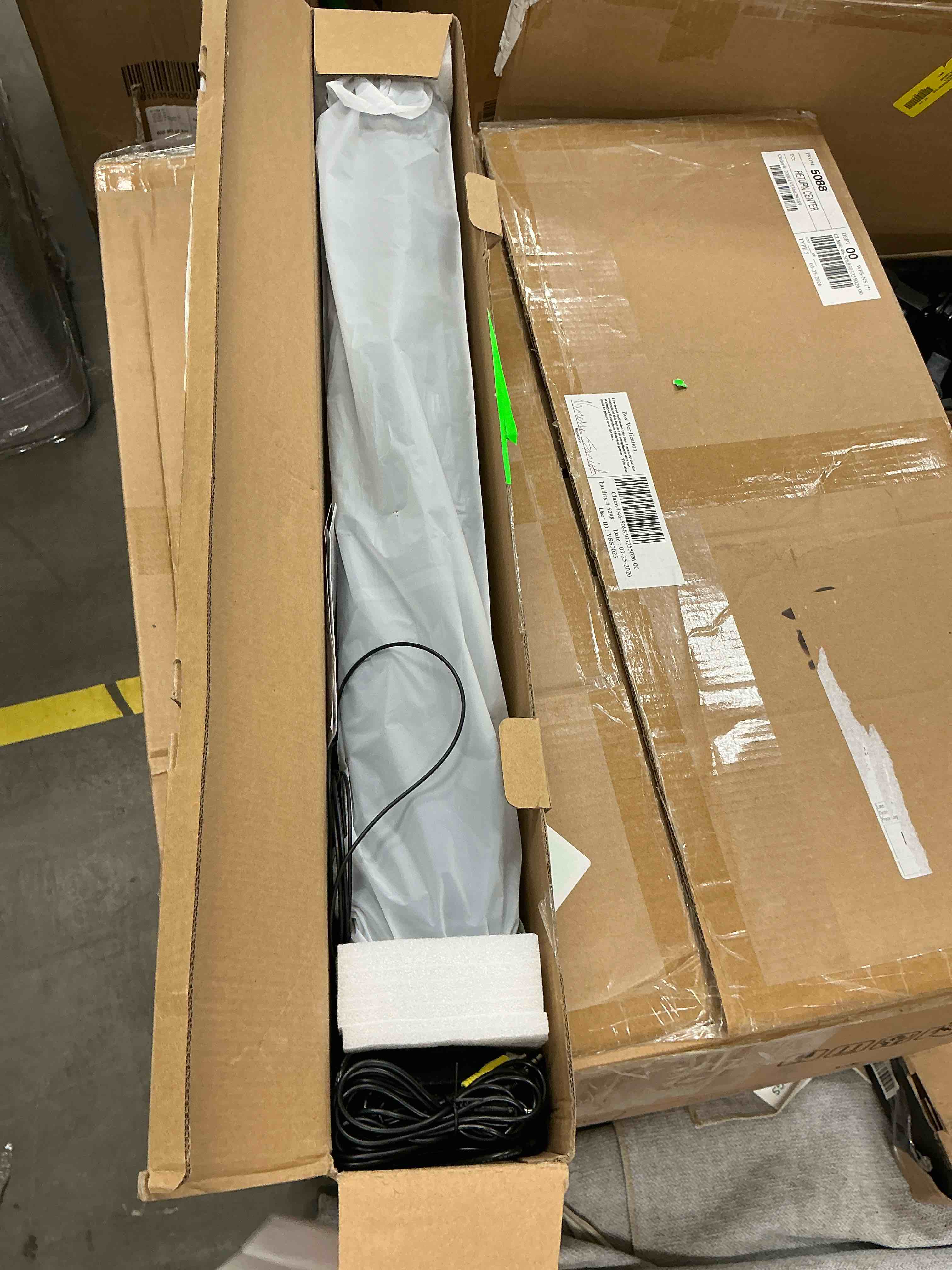 Condition photo showing New/Like New for sound bar for tv, 60w soundbar tv speakers, 2.1 ch home theater with subwoofer boost, 3 equalizer modes, soundbar for tv/pc/gaming/projectors, bluetooth, opt, cox, usb & aux wall mountable