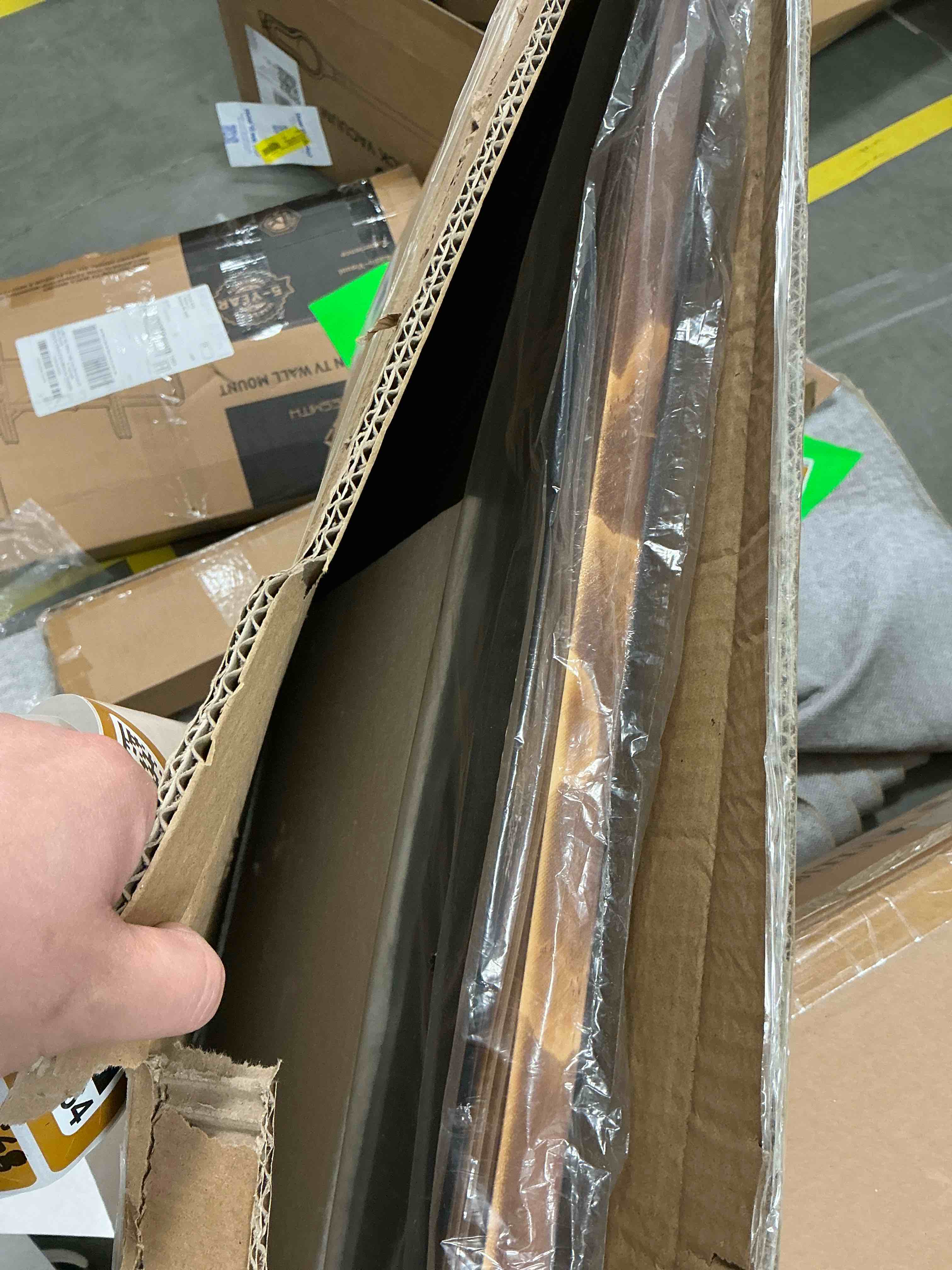 Condition photo showing Good Condition for rustic wood framed magnetic chalkboard 36 x 24 large hanging chalk board sign non-porous wall blackboard for wedding kitchen restaurant menu and home with 4 unique magnets brown