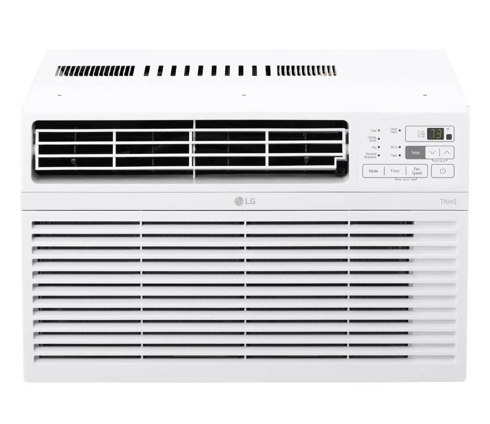 LG - 10,000 BTU Smart Window Air Conditioner - White