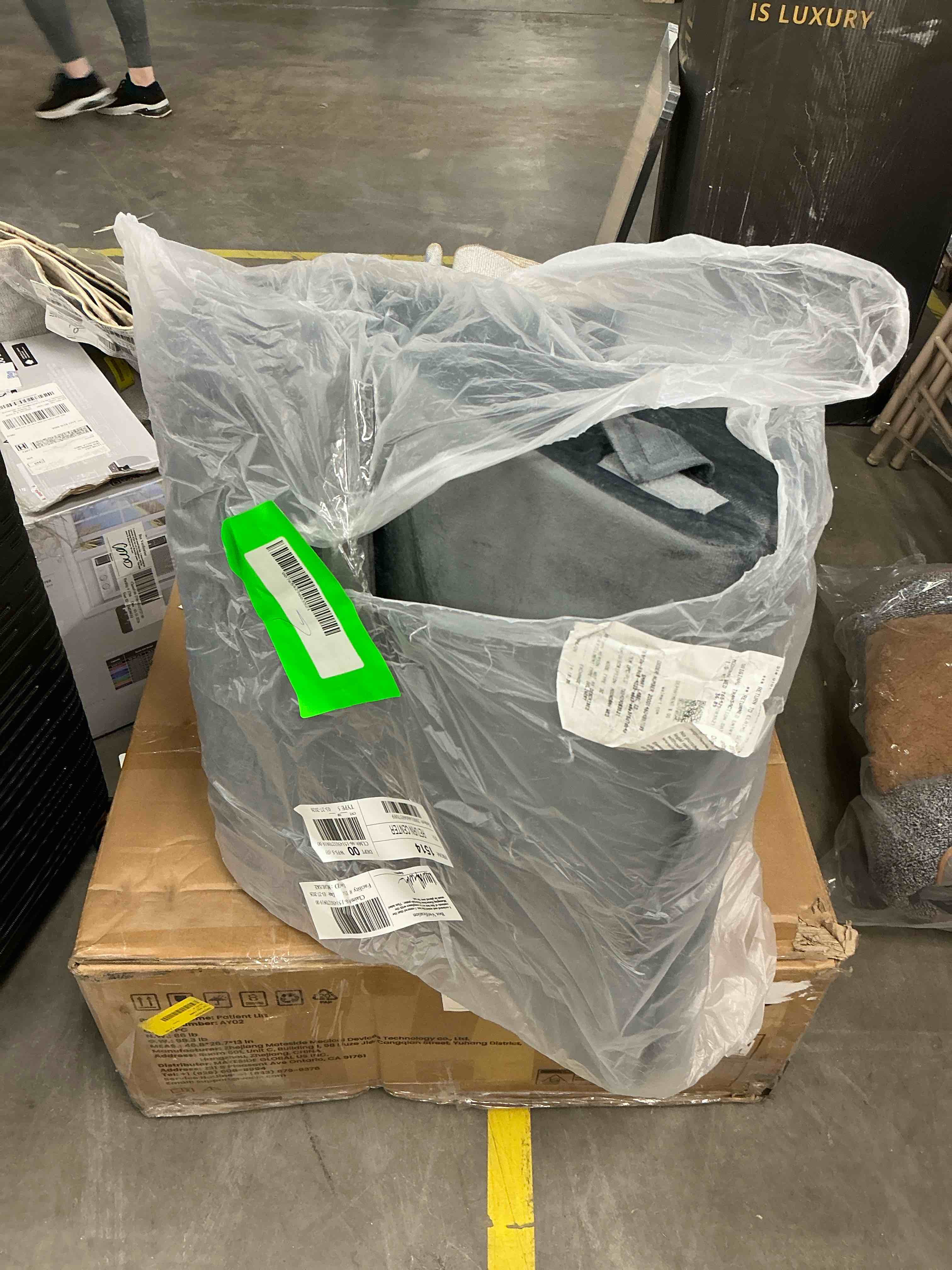 Condition photo showing Good Condition for moonorah wedge pillow for sleep apnea, adjustable wedge pillow headboard, bed wedge pillow for acid reflux and back pain relief, pillow wedge for sleeping with neck support pillow, flannel, grey