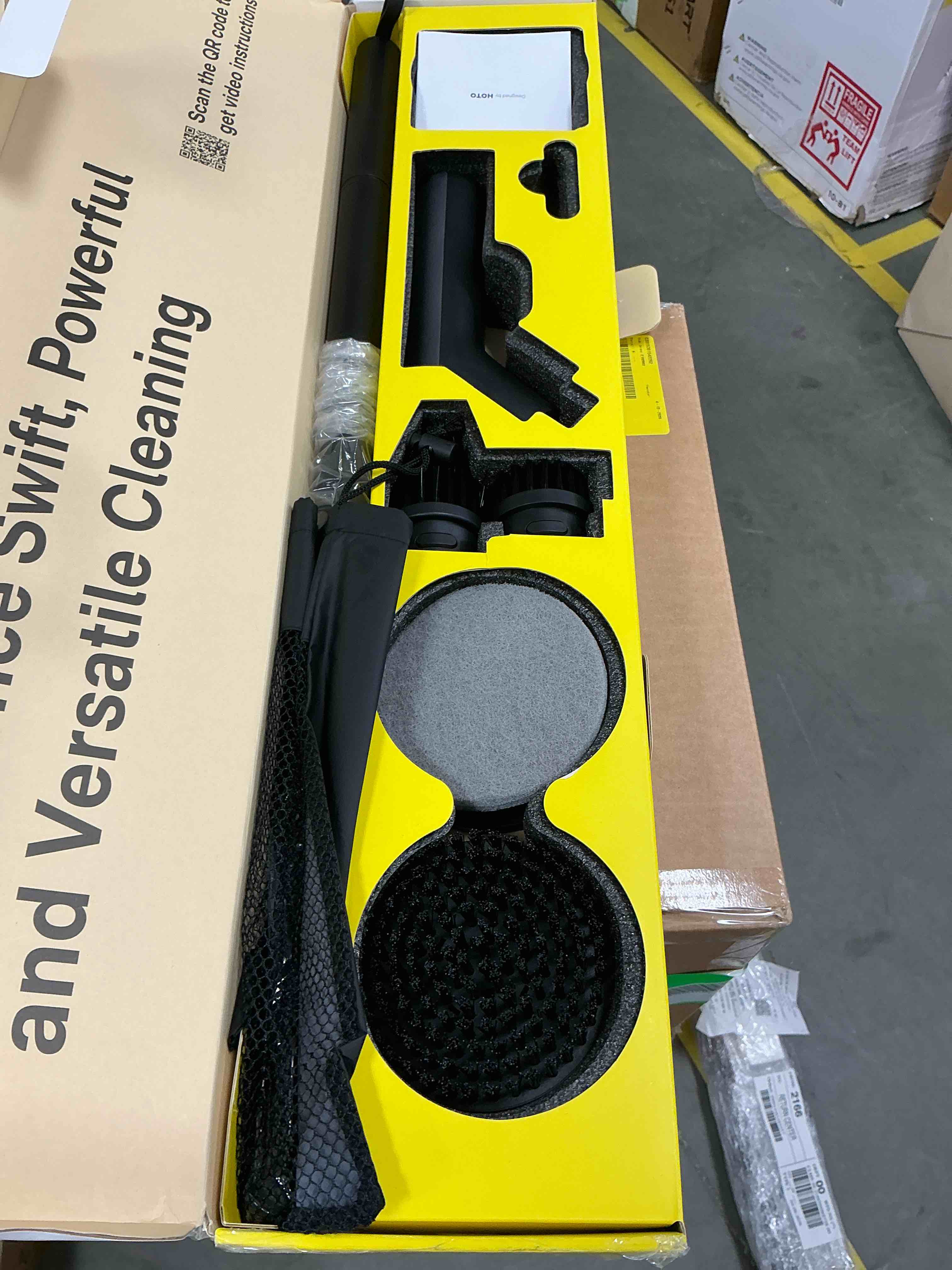 Condition photo showing New/Like New for hoto flexi cordless spin scrubber