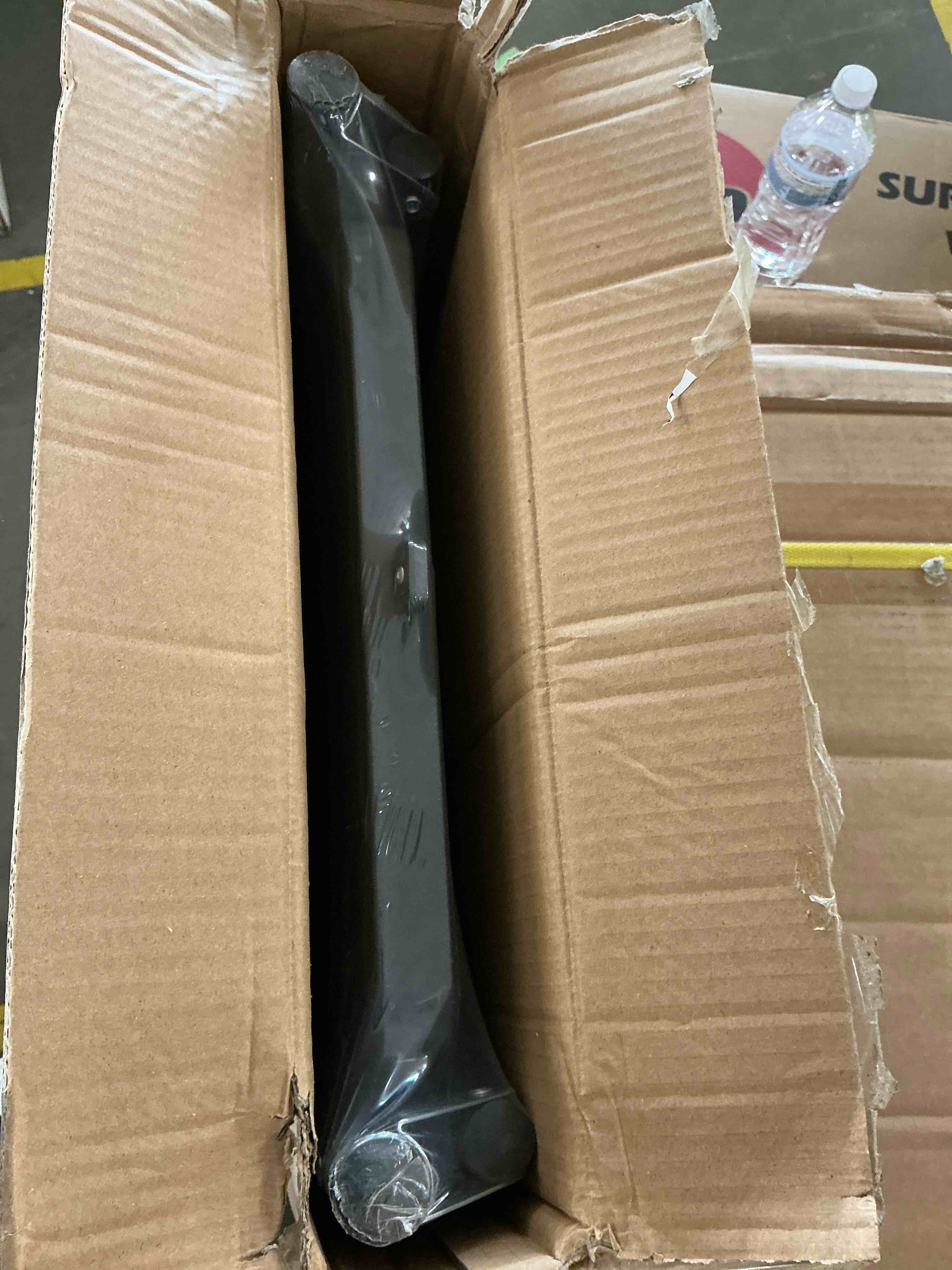 Condition photo showing New/Like New for hbtower 3 step ladder, 3 step stool for adults, folding step stool with cushioned handle, wide pedal, 330lbs load heavy duty, black