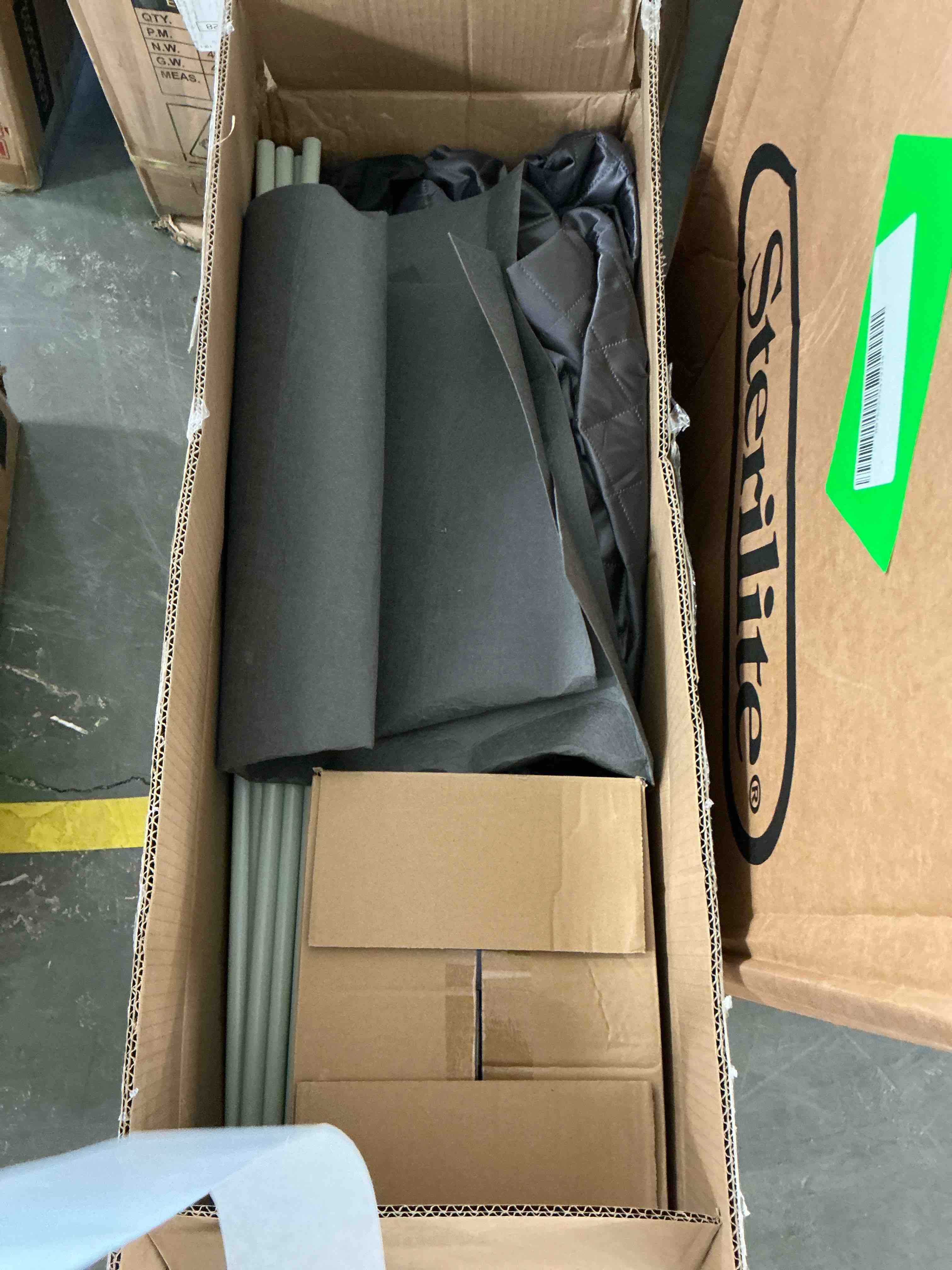 Condition photo showing Good Condition for naipo portable steam sauna box for home spa indoor sauna tent with 3l 1000w steamer remote control and foldable chair 2.6’x 2.6’x 6’