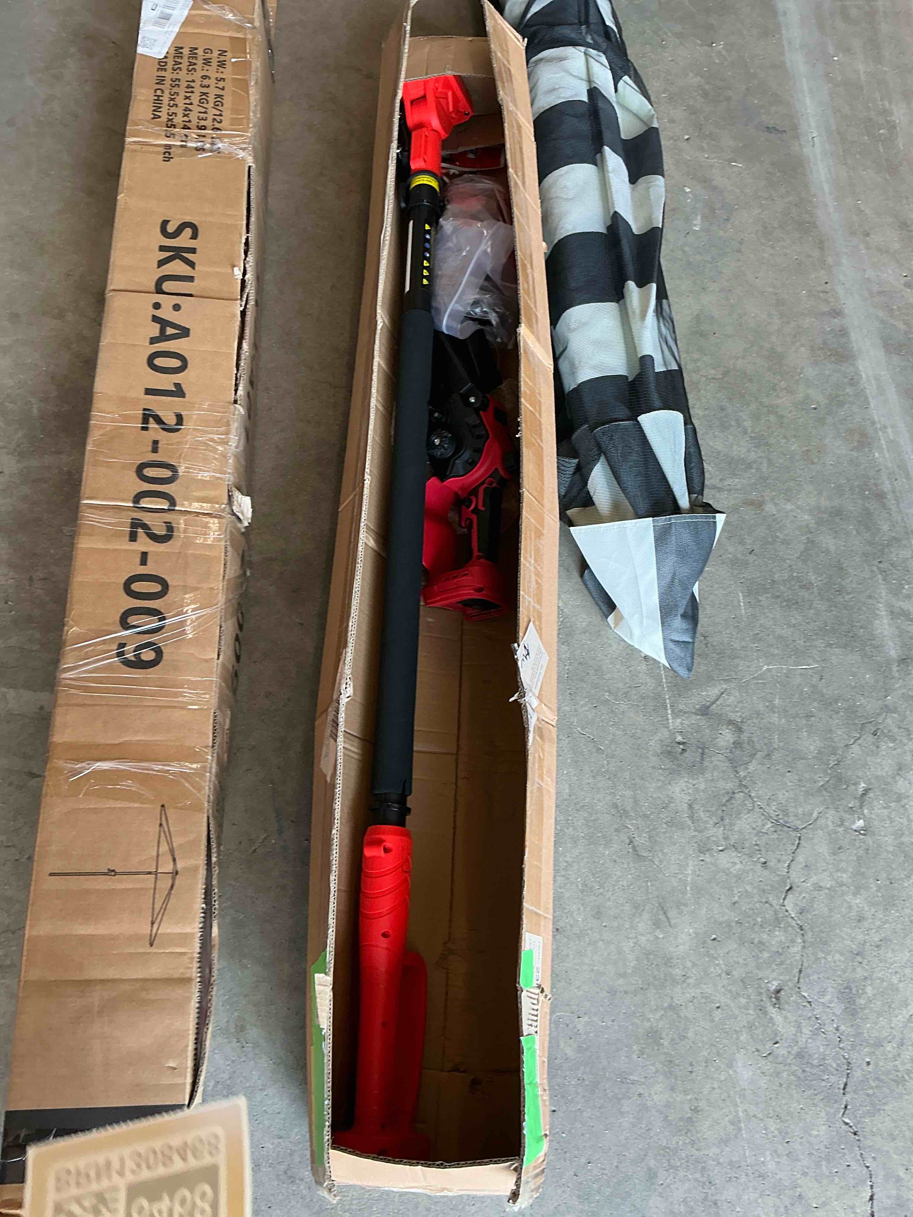 Condition photo showing Good Condition for reloive 2-in-1 cordless pole saw & 6"&8" mini chainsaw with, 5.7-7.9ft telescoping branch cutter with 2pcs 4000mah batteries and a charger, brushless electric pole saw for tree trimming, wood cutting