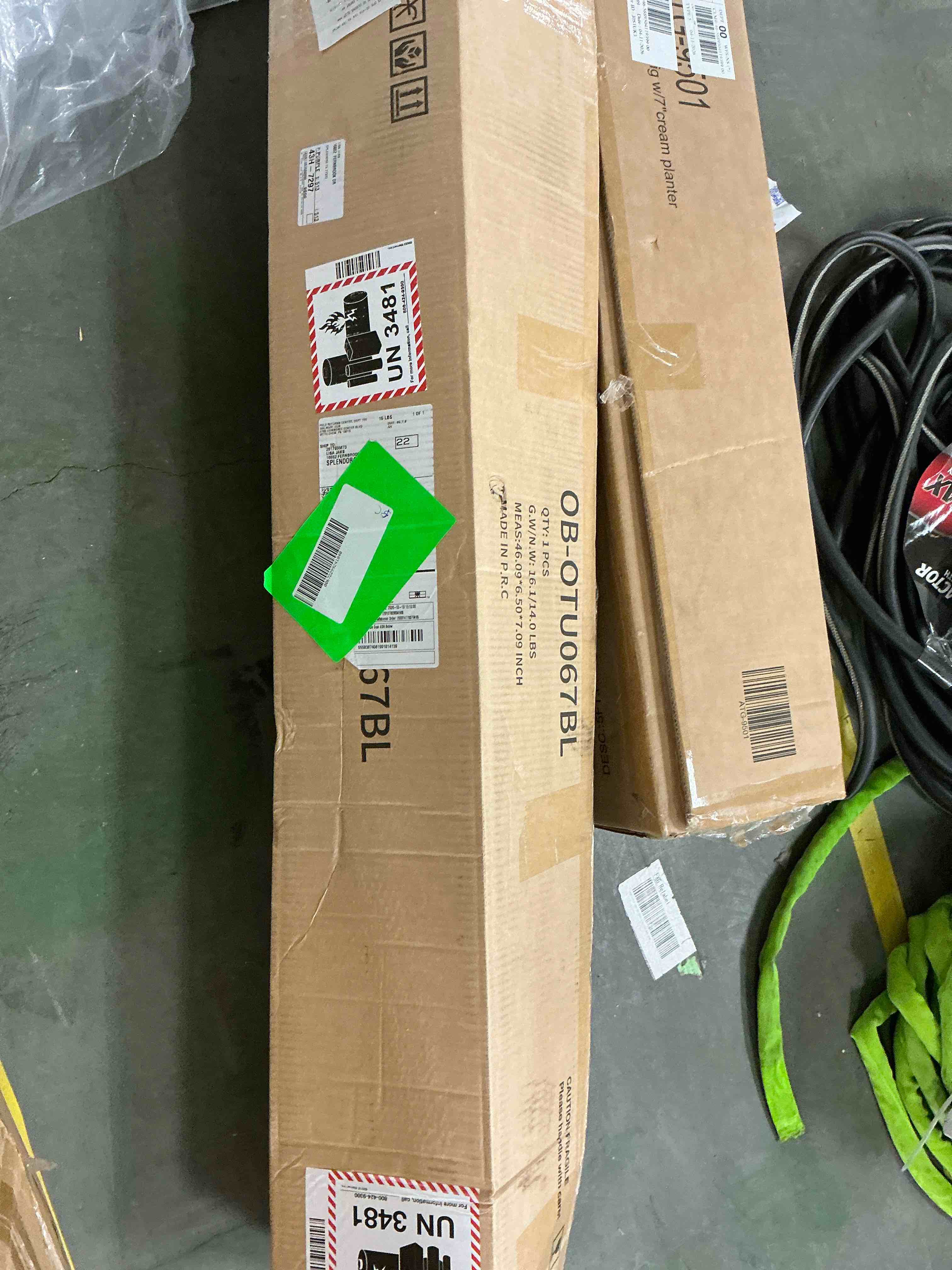 Condition photo showing New/Like New for autlaycil 10 ft solar patio umbrellas with 40 led lights for market outdoor pool  steel tilt crank - blue