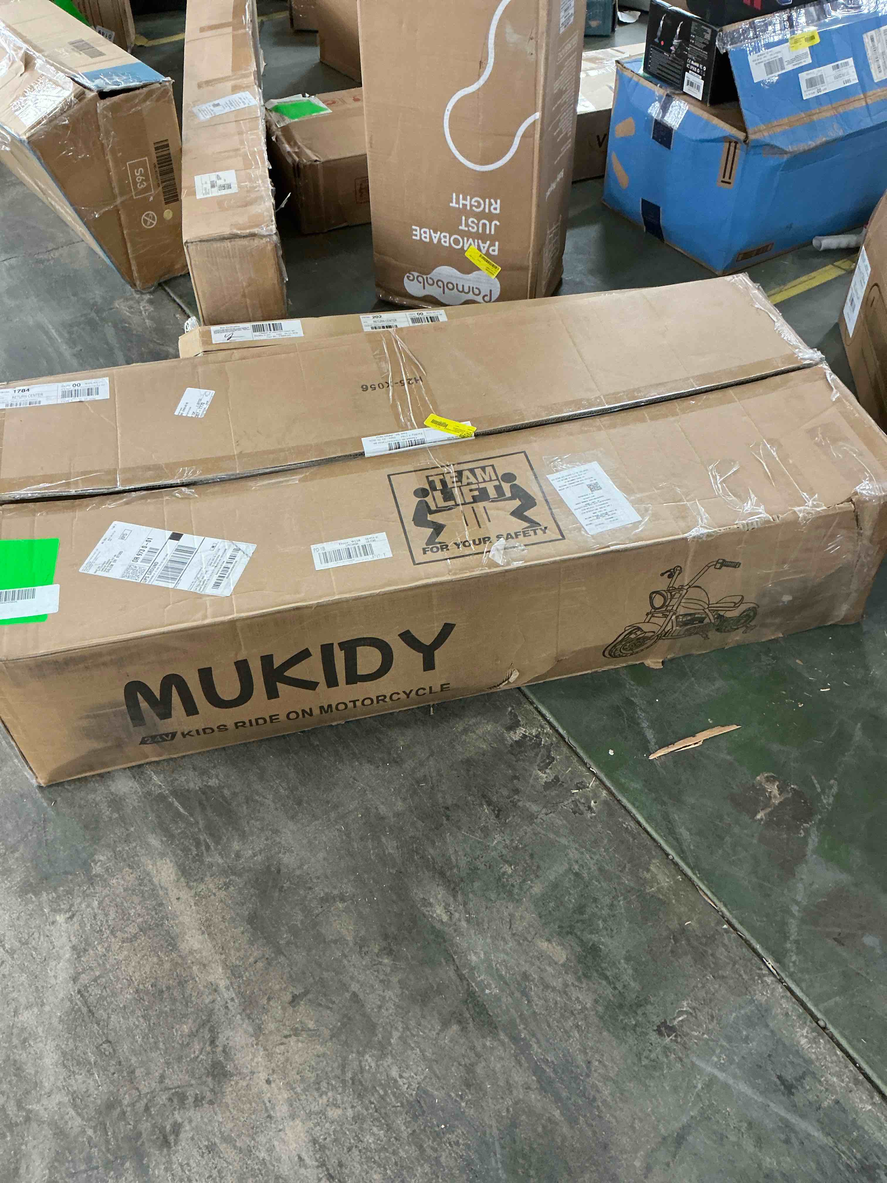 Condition photo showing Good Condition for mukidy 24v electric dirt bike for kids, 250w ride on motorcycle with twist grip throttle, key start, music, speed up to 12.4 mph, age 8+, red