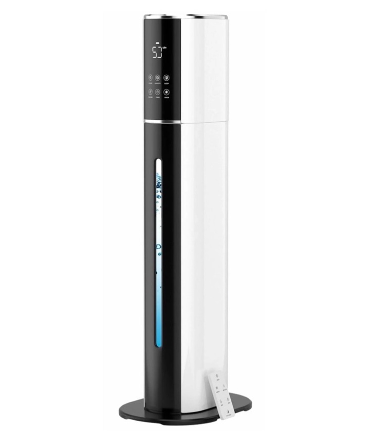 humidifier large room, 2.4gal/9l humidifiers for bedroom home with 3-speed smart humidity control (600+ sq ft)