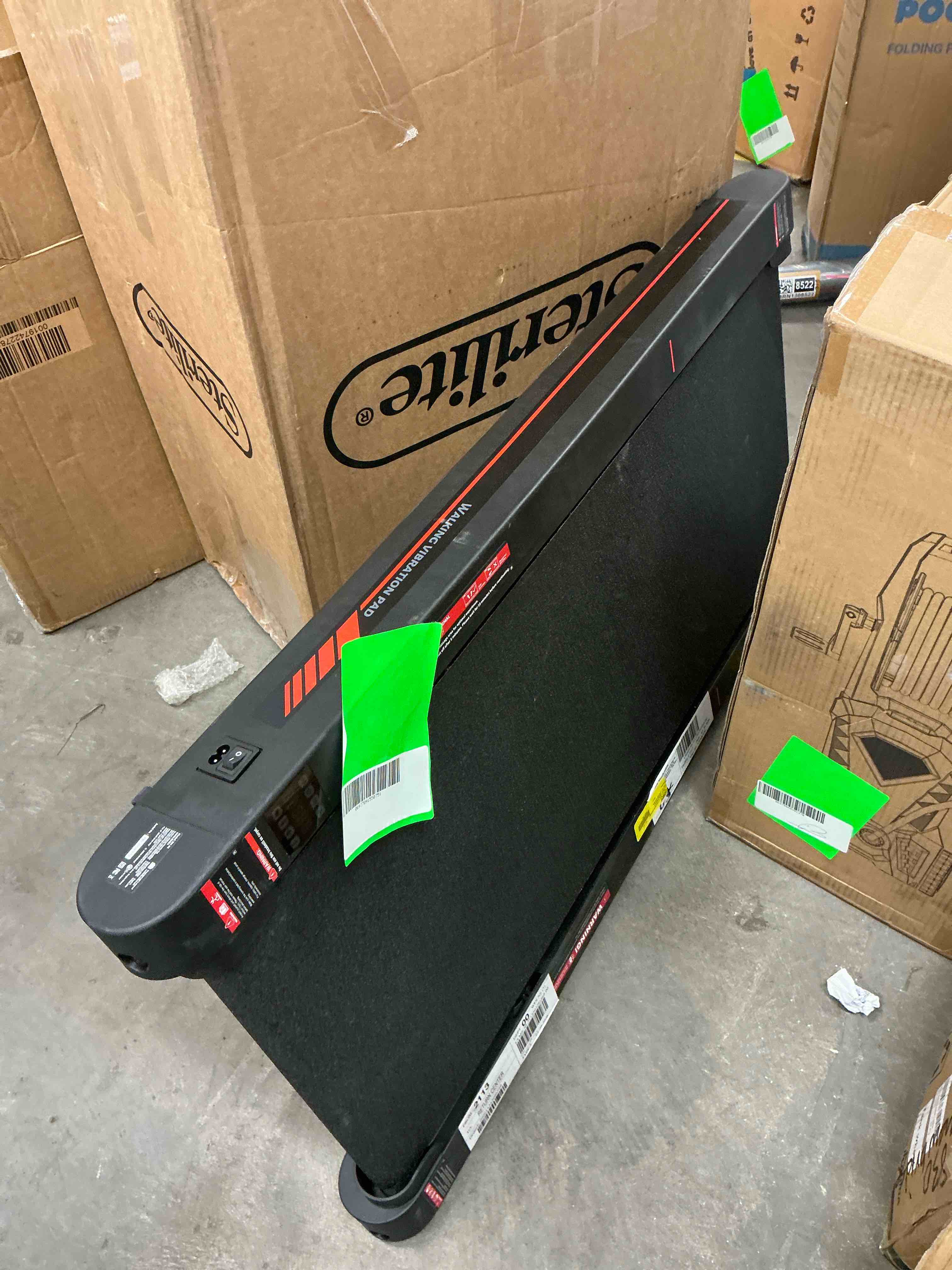 Condition photo showing Good Condition for sperax walking treadmill pad with app, 3 in 1 under desk treadmill, 400w low noise walking vibration pad with remote control,portable treadmills for home office