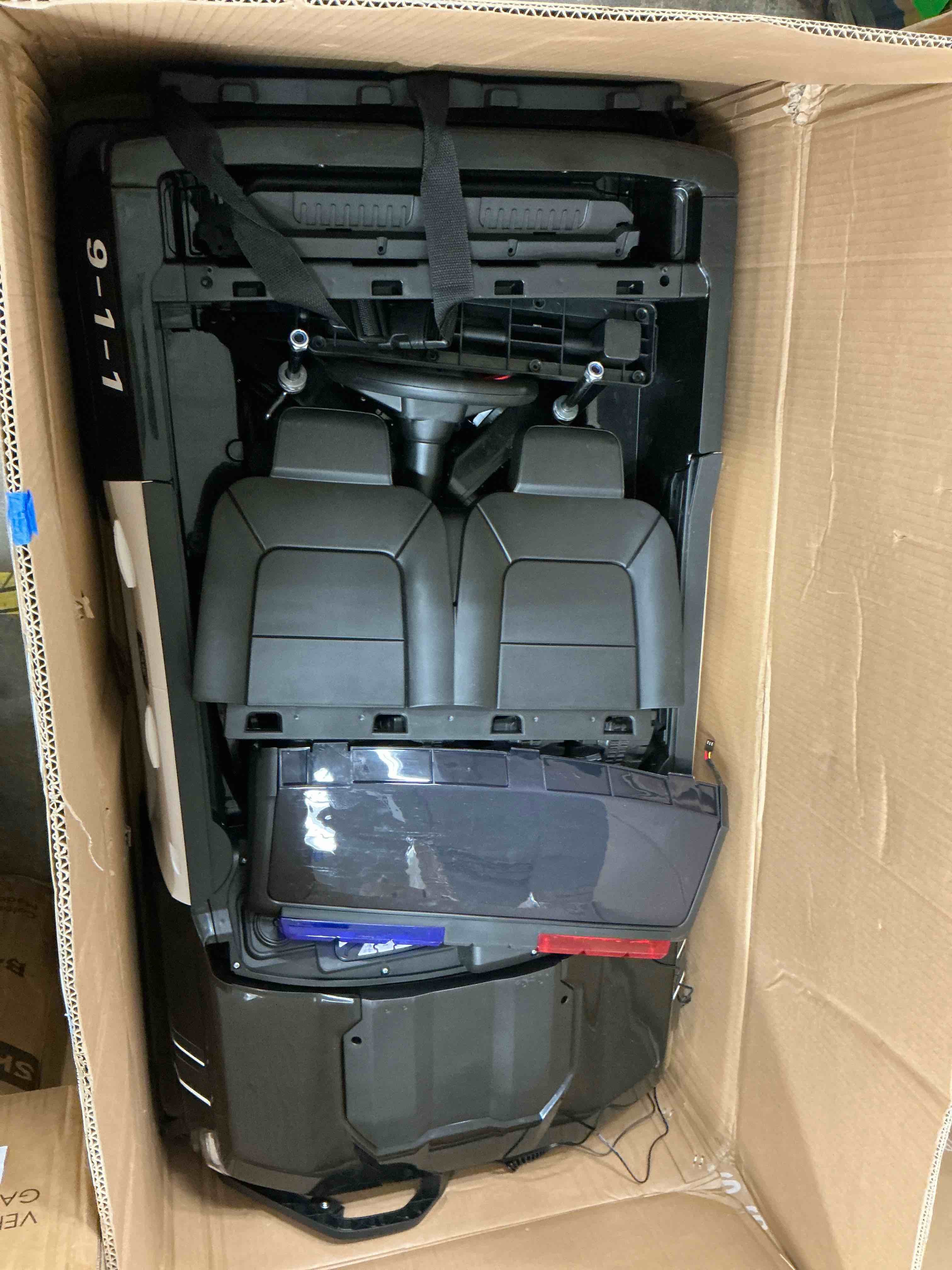 Condition photo showing Good Condition for hikiddo 24v 10ah ride on toy truck, 4wd 2 seater kids electric cars for girl boy w/ remote, 4x200w motor - black