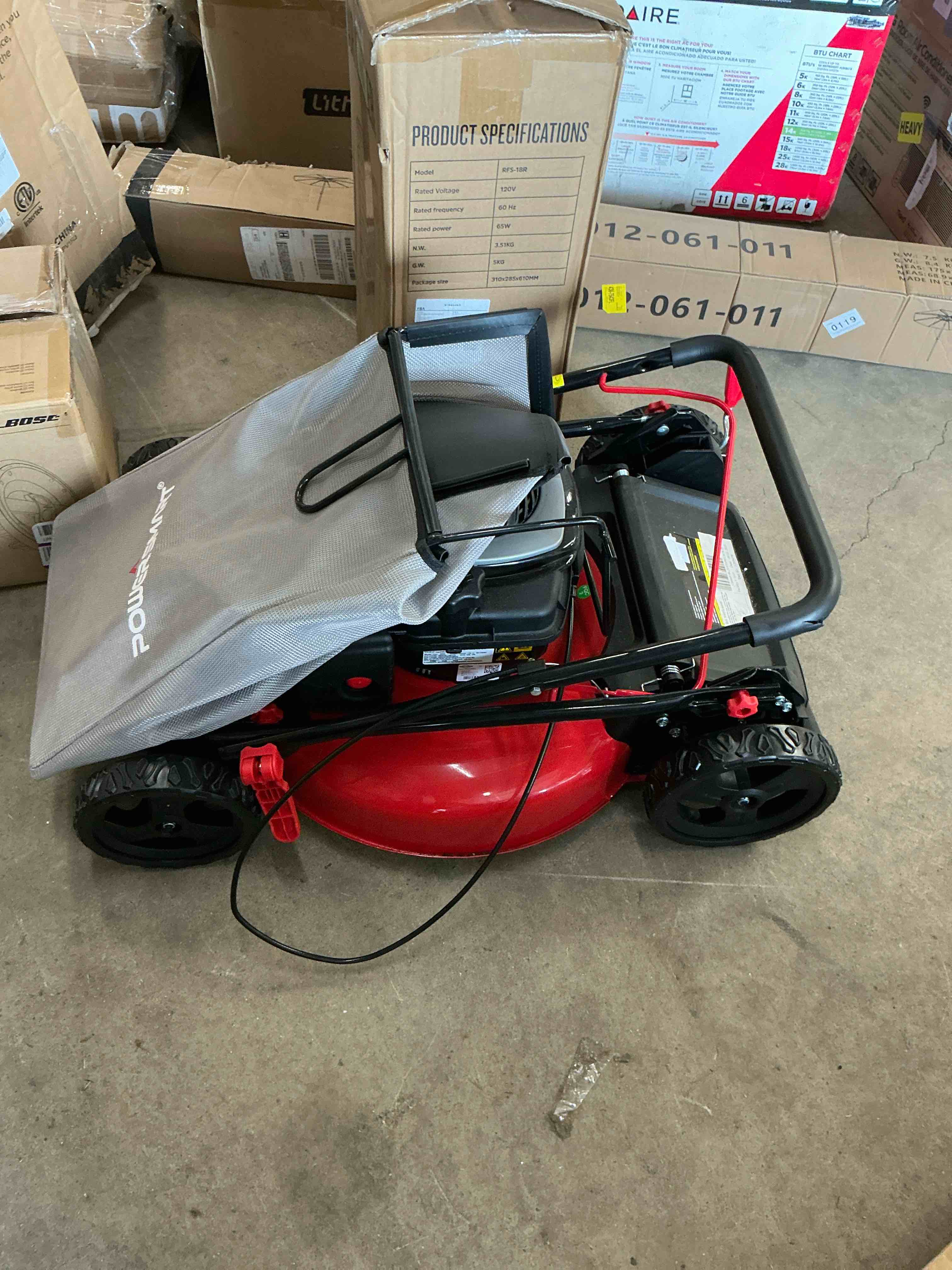 Condition photo showing Good Condition for powersmart 140cc b&s engine gas push lawn mower  21 inches cutting blade  6-position height adjustment