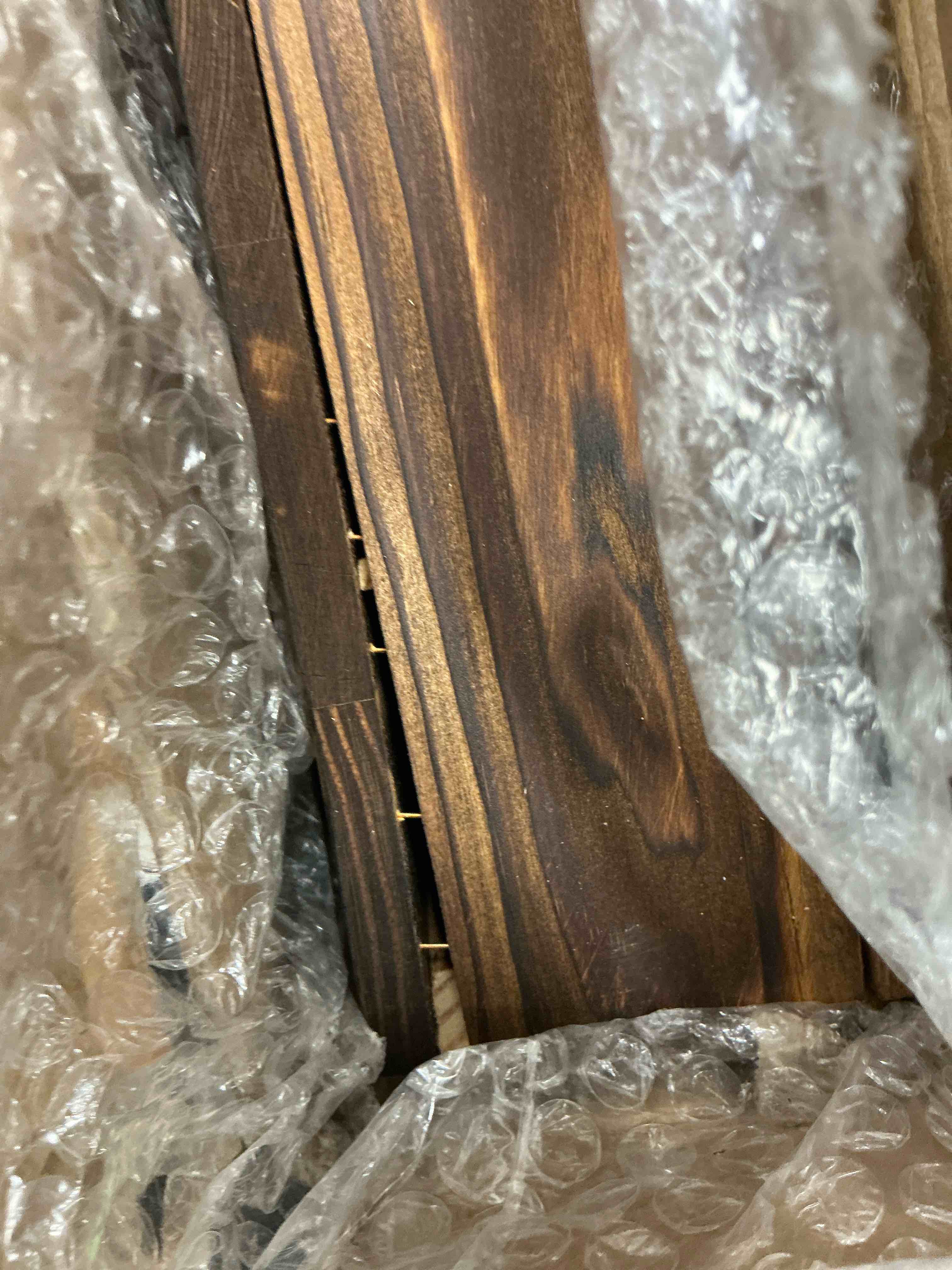 Condition photo showing Good Condition for ymokee lockable curio & shot glass display case 49 slots wood wall-mounted shot glasses holder bar cabinet with acrylic door & removeable shelves