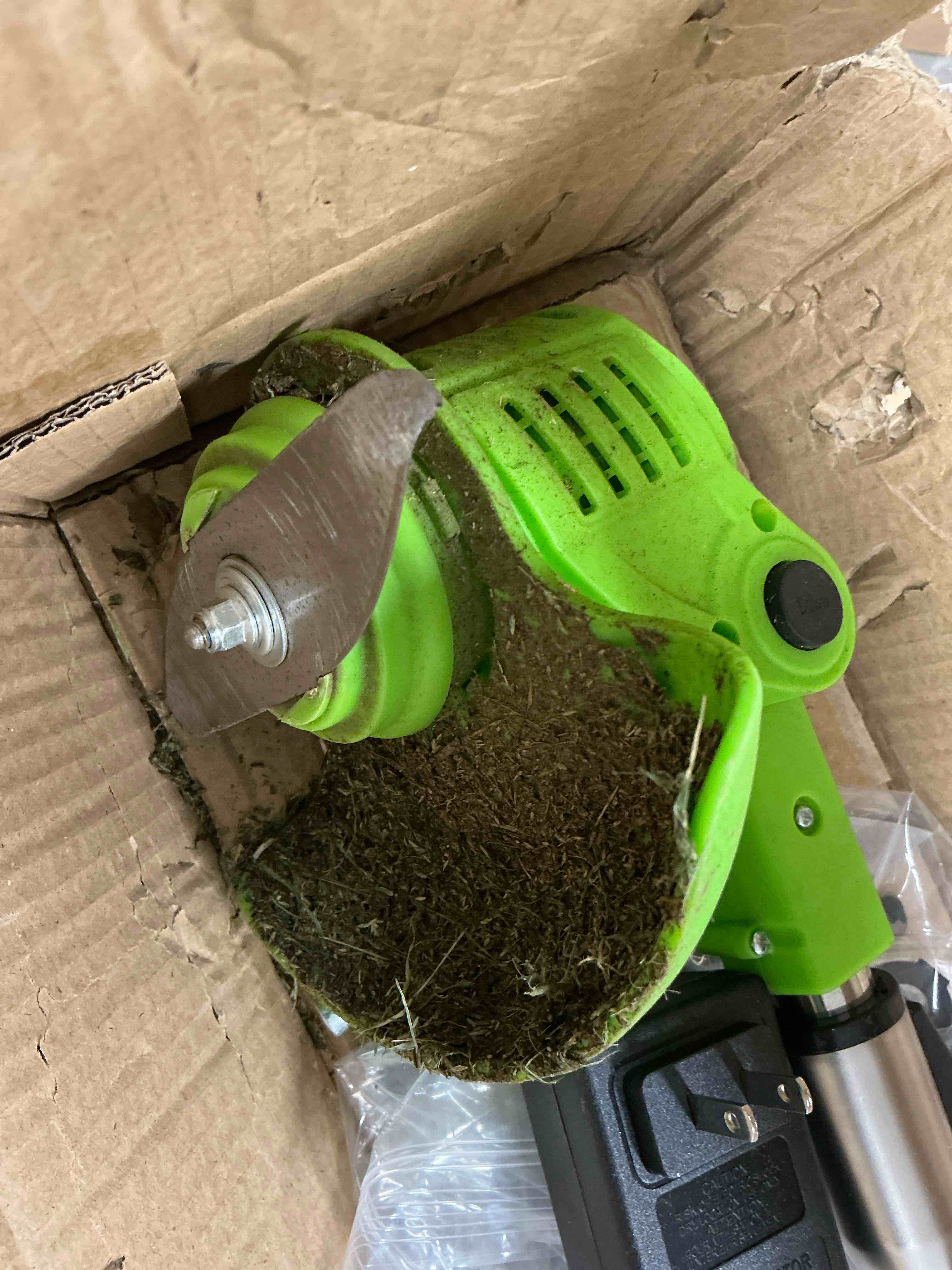 Condition photo showing Good Condition for yahhu cordless string trimmer battery powered 21v - trimmer, edger, and mower with multiple blades for garden