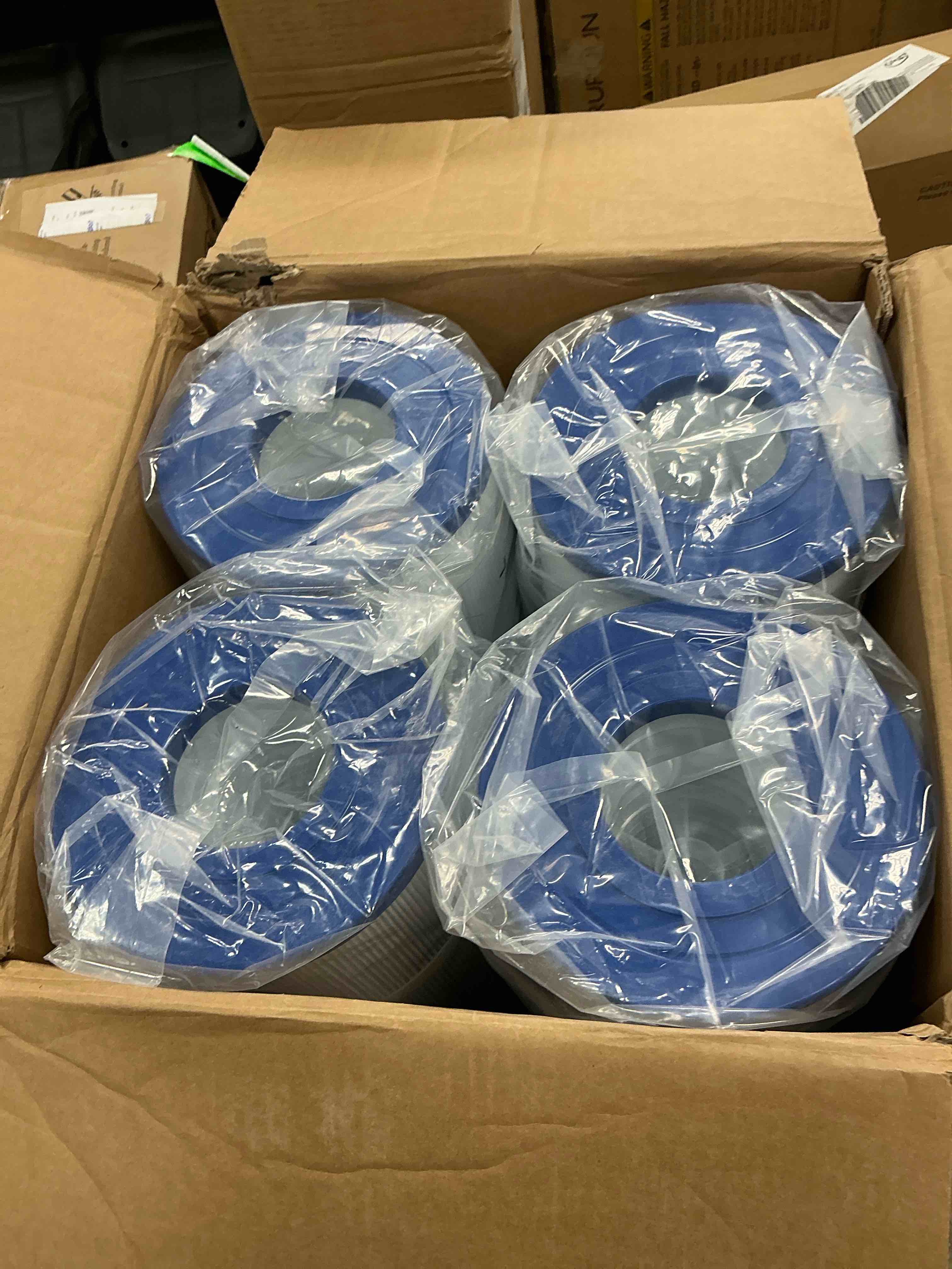 Condition photo showing New/Like New for fil-fresh c5030 pool filter cartridge 4-pack compatible with hayward swimclear c5030 c5025 c5020 | replaces cx1280xre pleatco pa131 unicel c-7494 filbur fc-1227 | 32-3/4" x 7" od x 3" open | 131 sq.f