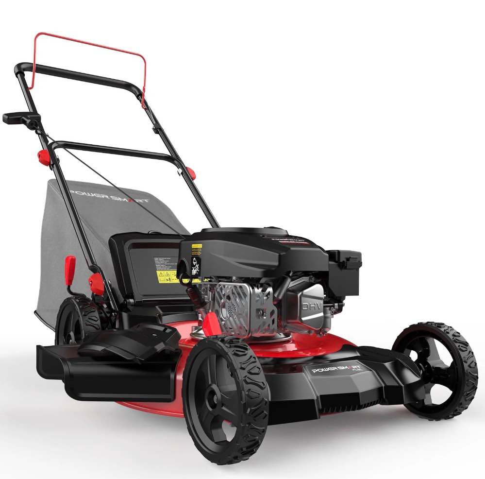 PowerSmart 21  144cc Gas Push Lawn Mower   with 6-Position Height Adjustment