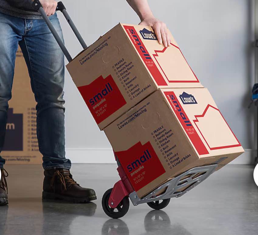 Milwaukee 150-lb Capacity 2 -Wheel Red Steel Folding hand truck