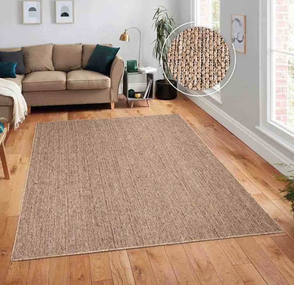 paco home indoor & outdoor rug natural boho style in beige