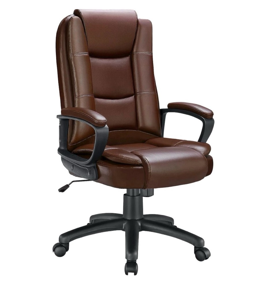 Waleaf Home Office Chair  400LBS 8Hours Heavy Duty Design  Ergonomic High Back Cushion Lumbar Back Support  Computer Desk Chair  Big and Tall Chair for Work