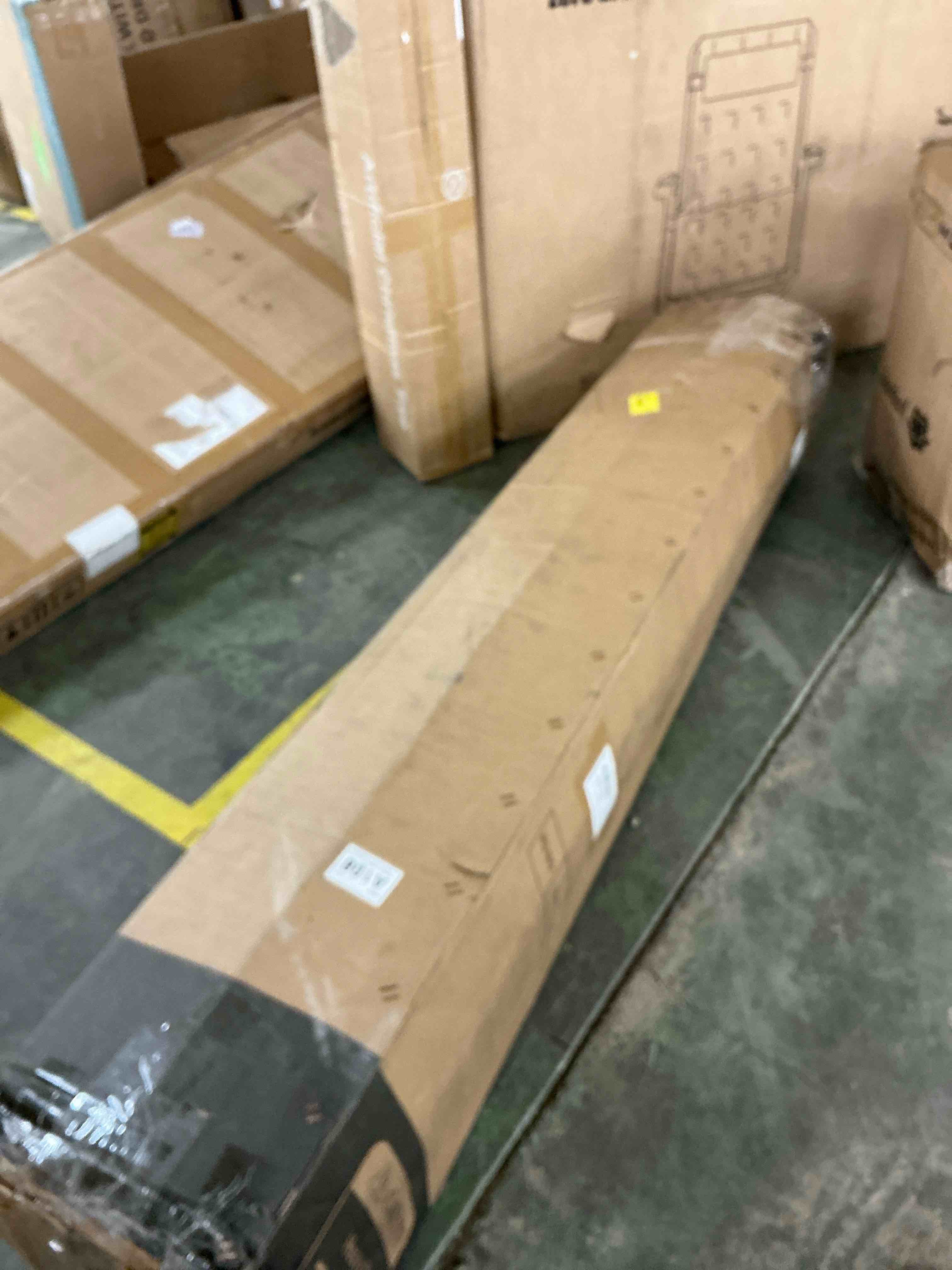 Condition photo showing As Is for King Size Mattress, JIAVA 12 inch Hybrid Mattress Medium Innerspring Mattress in a Box?King Mattress
