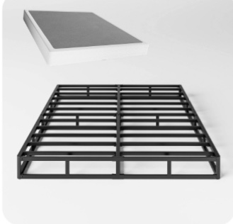 qftime 5" metal king box spring, mattress foundation, heavy-duty, easy assembly