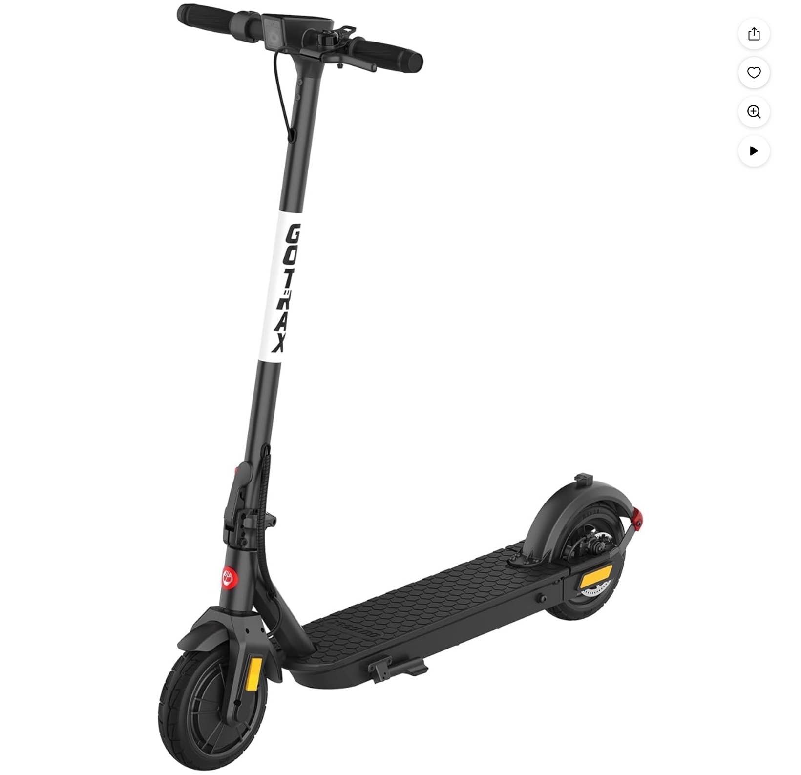 GOTRAX Fusion Adults Electric Scooter, 8.5" Honeycomb Tire, Max 14/16 Mile Range, Max 15.5/18 MPH Speed Powered By 300W Motor, With Cruise Control Foldable Electric Scooter For Adult