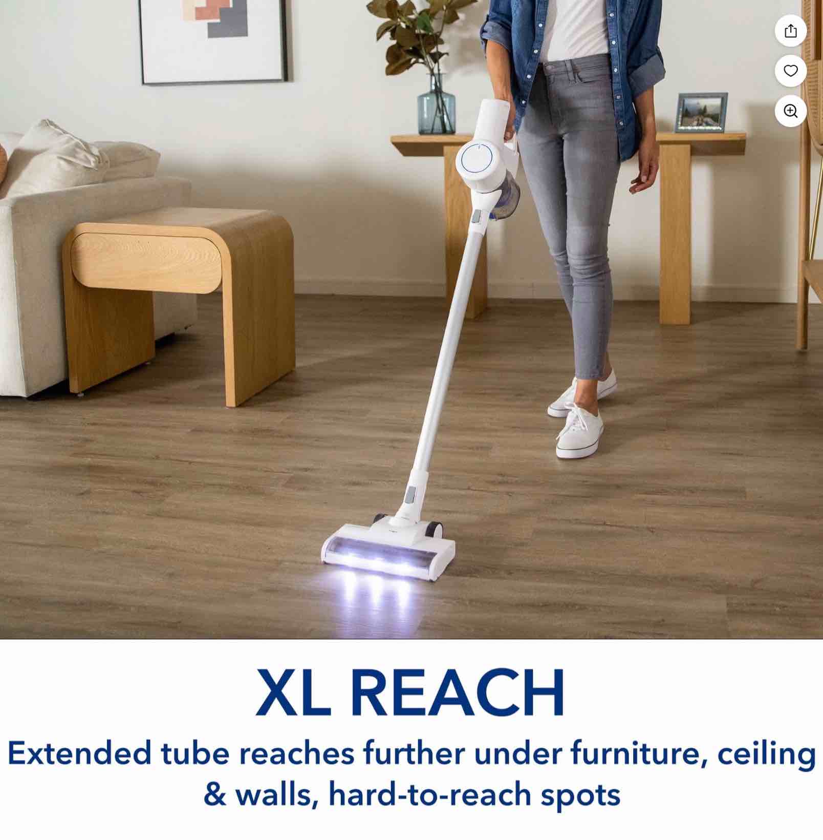Condition photo showing Good Condition for Tineco Lightweight Cordless Stick Vacuum with HEPA Filtration and LED Headlight - LiteVak