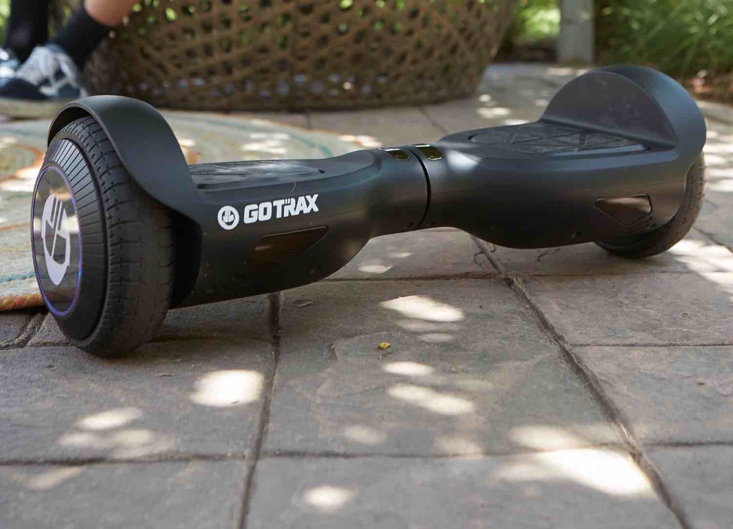 Condition photo showing New/Like New for Gotrax Edge Hoverboard with 6.2 MPH Max Speed  176 lbs Max Weight  2.5 Miles Max Distance  Self Balancing Scooter with 6.5 inch Wheels and LED Headlights Black