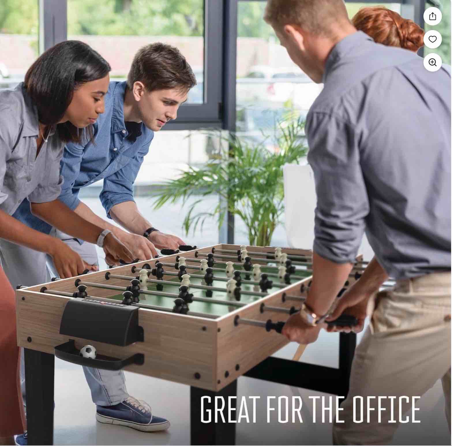 Realplay Tzumi 10-in-1 Multi Game Table for Arcade Games with Basketball, Foosball, Ping Pong, and More