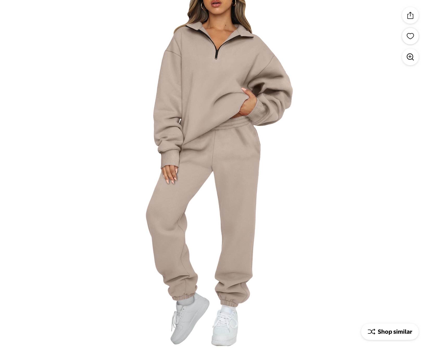 xl sunbs women's sweatsuits 2 piece outfits long sleeve half zip pullover and baggy sweatpants with pockets