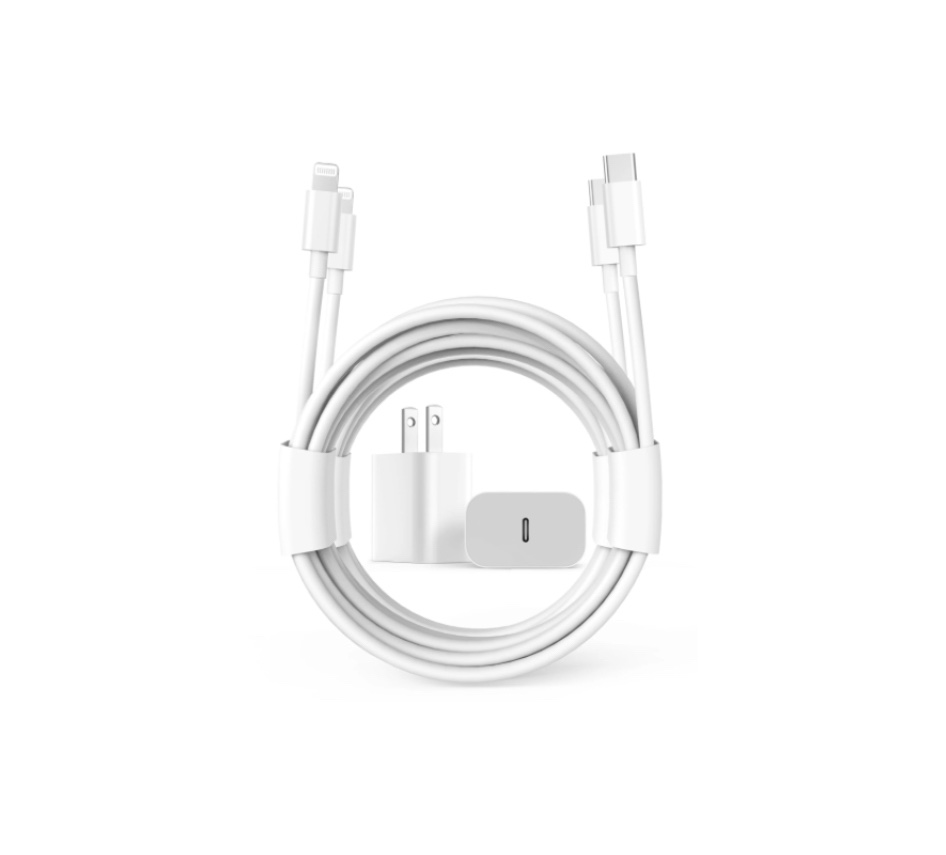 GREPHONE iPhone Charger Fast Charging Apple Charger for iPhone 2 Pack 20W PD Fast Charger&6ft USB C to Lightning Cable Compatible with iPhone iPad iPod