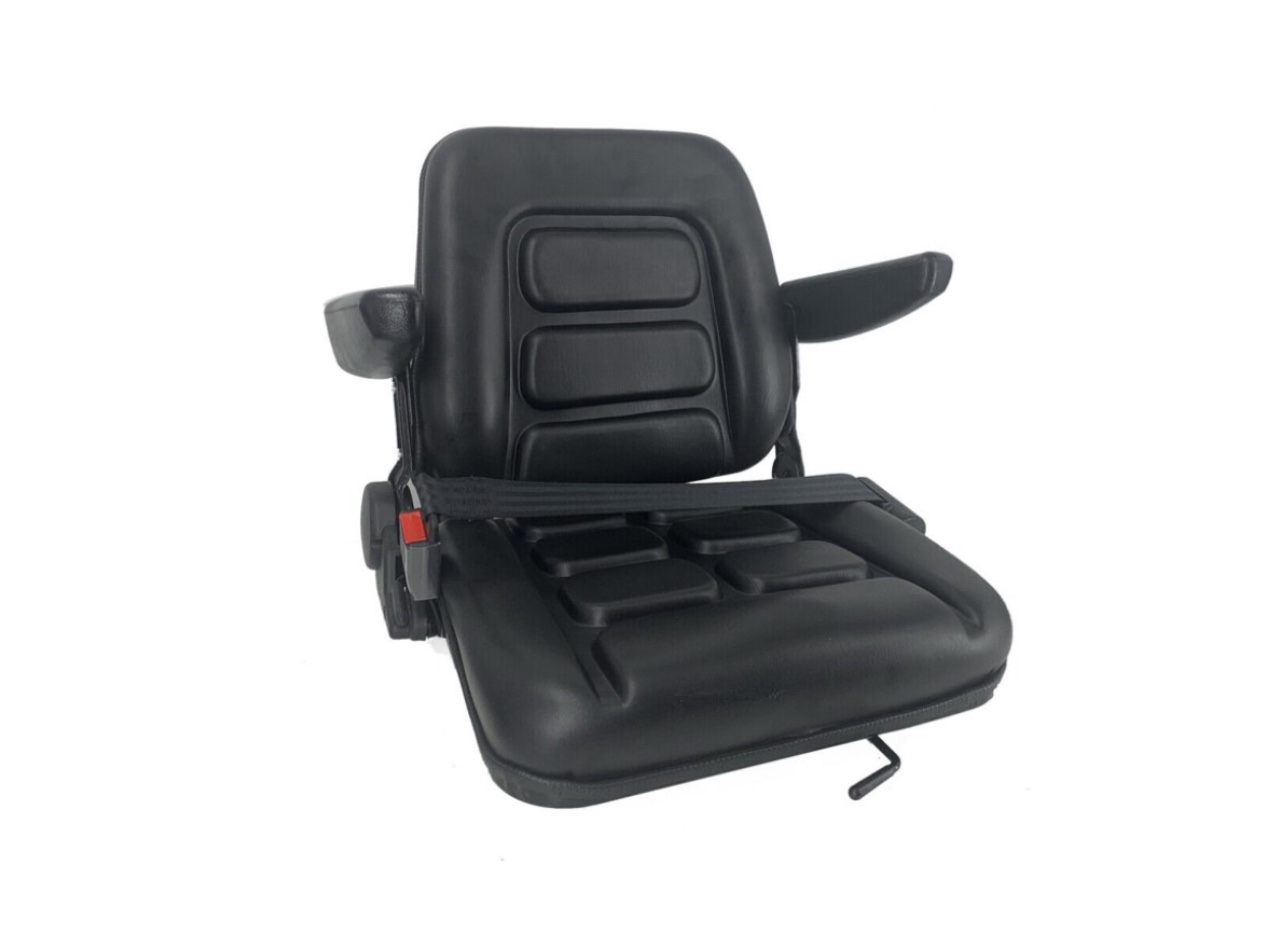 NICCOO Universal Adjustable Tractor Seat with Safetybelt and Armrest Fit Mower Forklift