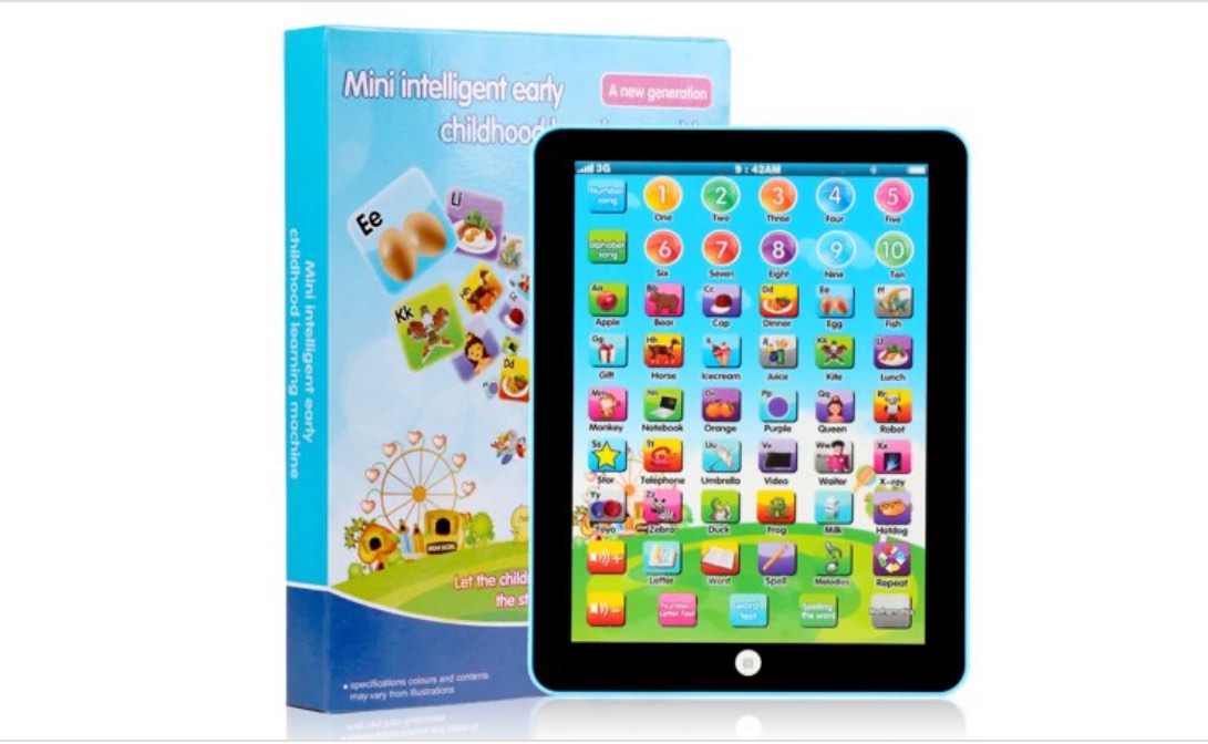 Baby Tablet Educational Toys Boy Girls Toy for 1-6 Year Old Toddler Learning English Birthday Christmas Gift for Kids