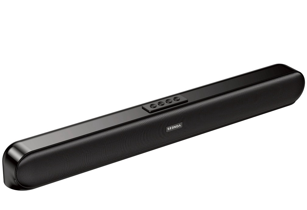 Seenda Sound Bar for TV, Wired & Wireless Bluetooth 5.0 3D Surround Speakers, AUX/COAX/HDMI/USB Connection