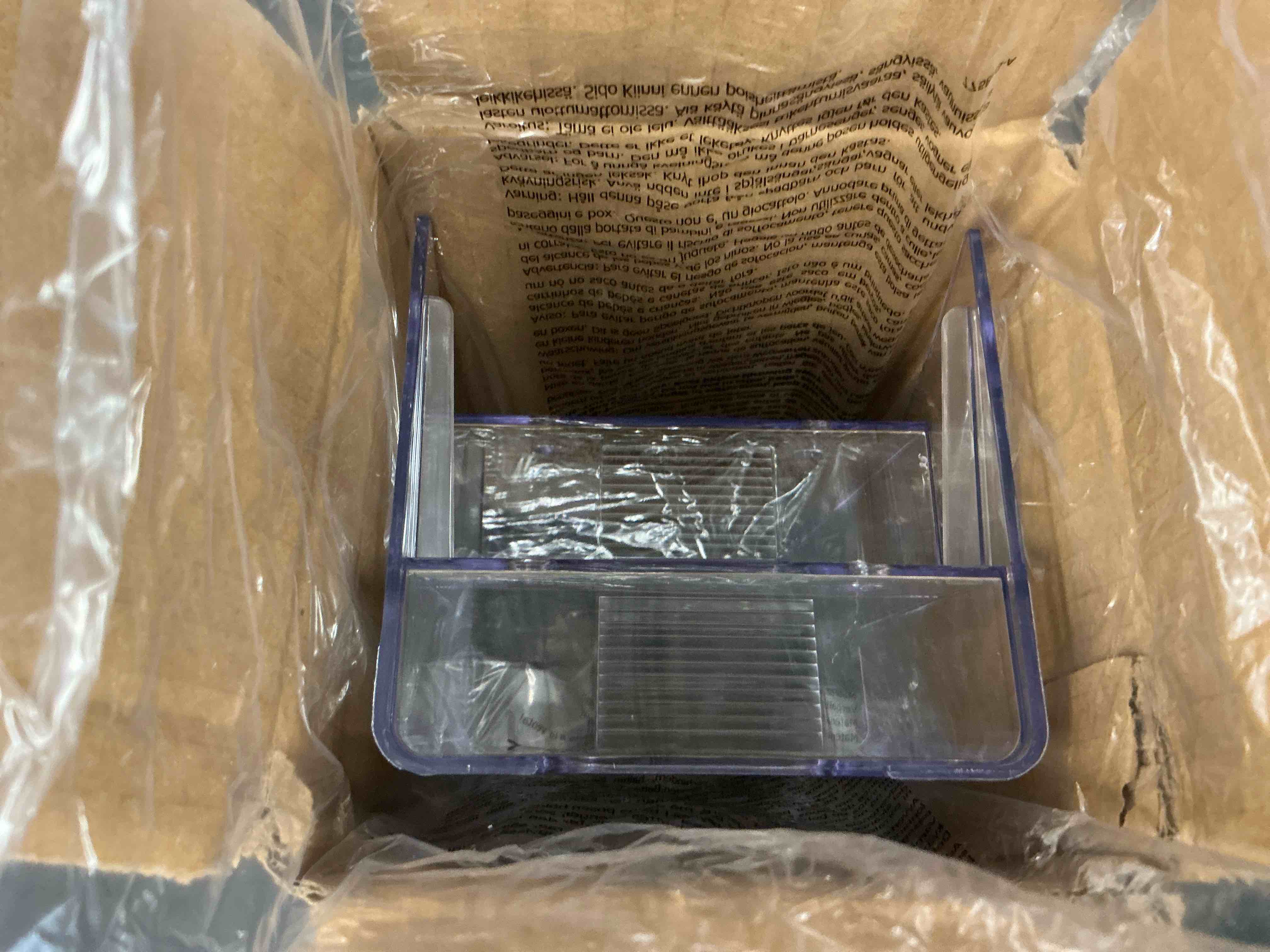 Condition photo showing New/Like New for MaxGear Brochure Holder 2 Tier 4x9 inch Acrylic Literature Display Stand Clear Plastic Flyer Holder Wall Mount or Countertop Use for Pamphlets, Booklets, 4 Pack