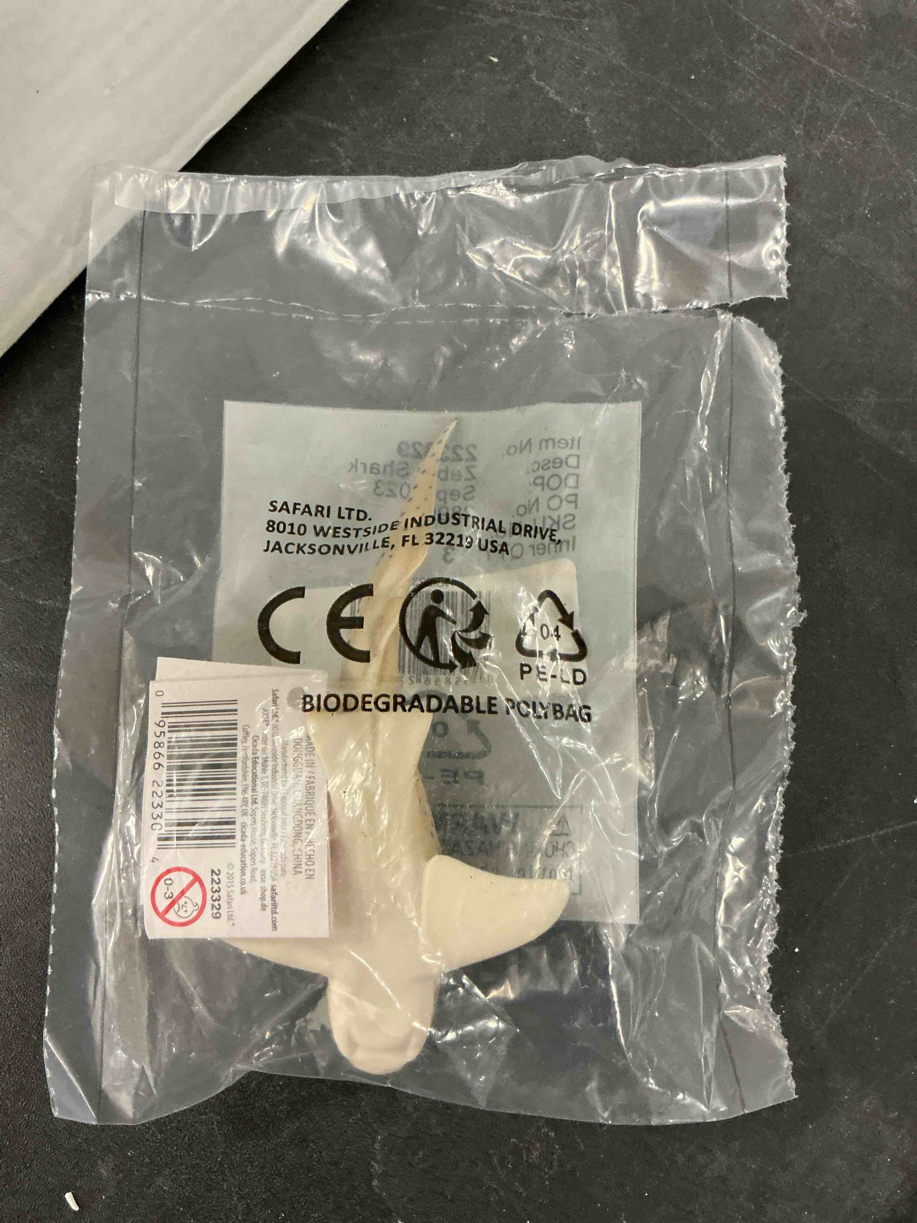 Condition photo showing New/Like New for Safari Ltd. Zebra Shark Figurine - Detailed 4.75" Plastic Model Figure - Fun Educational Play Toy for Boys, Girls & Kids Ages 3+