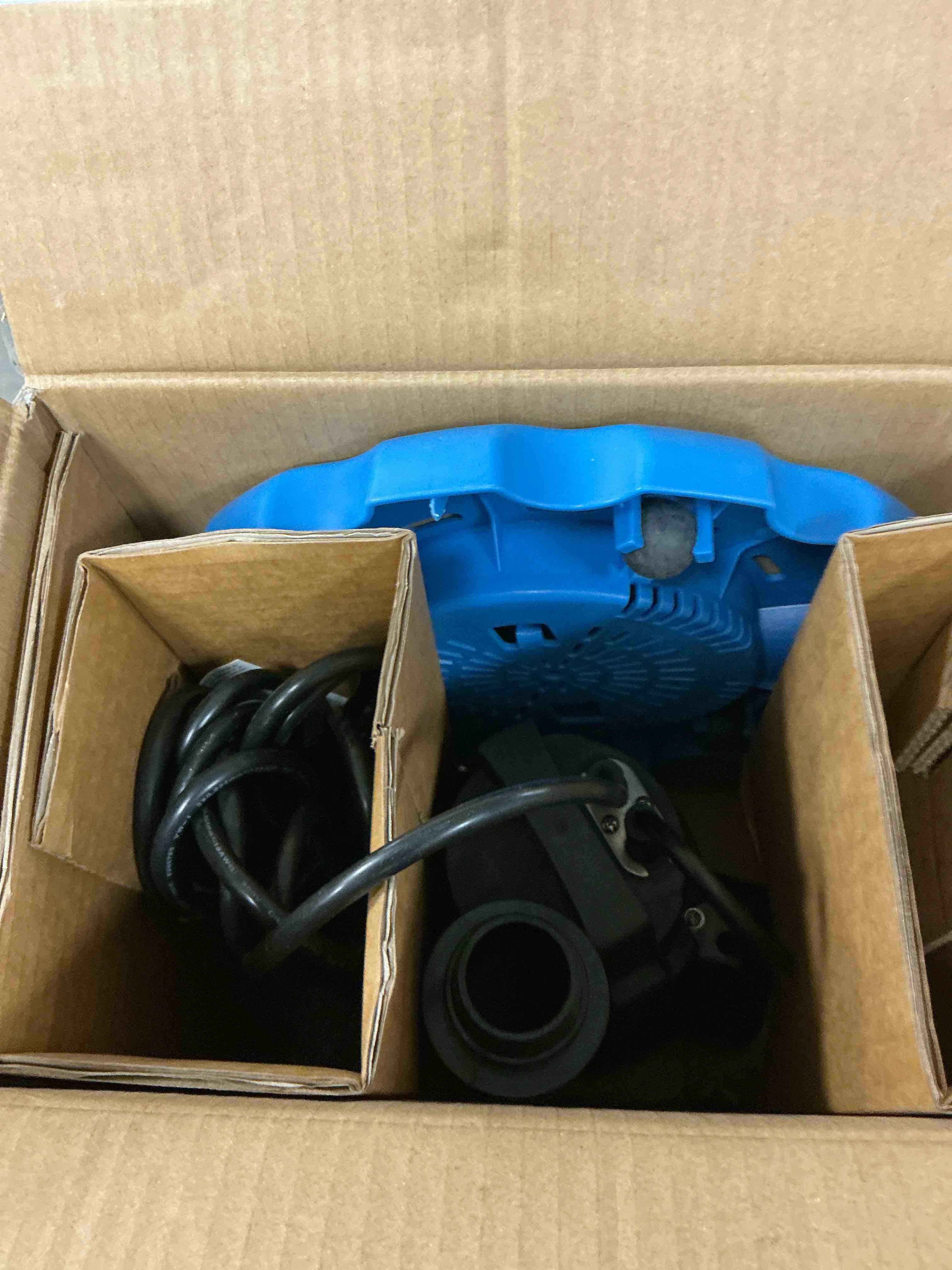 Condition photo showing Good Condition for Acquaer 1/4 HP Automatic Swimming Pool Cover Pump, 2250 GPH Submersible Sump Pump with 3/4” Check Valve Adapter & 25ft Power Cord, Water Removal for Pool, Hot Tubs, Rooftops, Water Beds and more 1/4 HP 2250GPH
