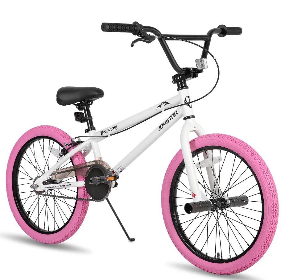 joystar brockway freestyle kids bmx bikes 24" kids bicycles for 9-14 years old boys girls, multiple colors