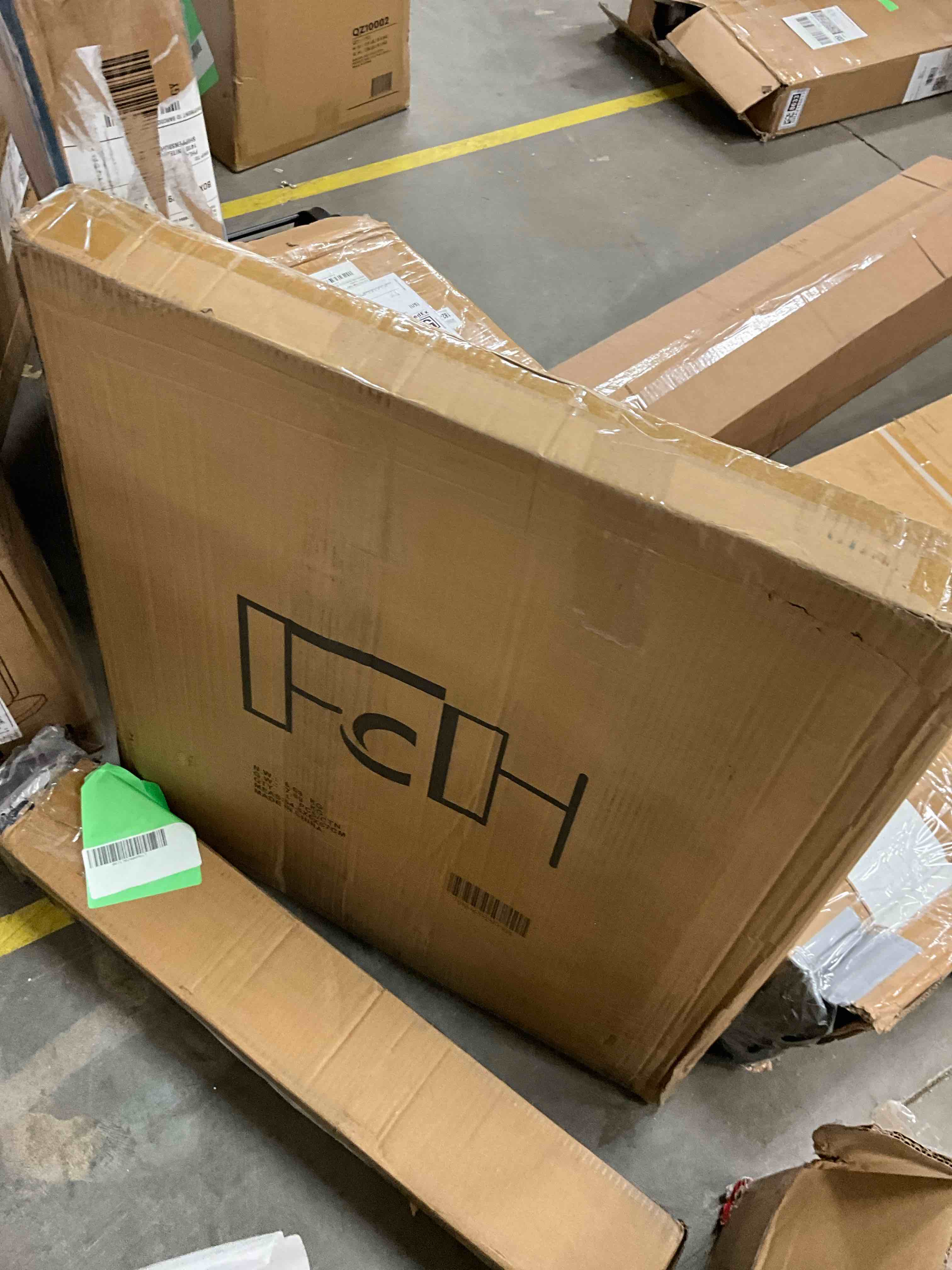 Condition photo showing New/Like New for Ktaxon Adjustable Lap Desk Overbed Bedside Table with Wheels for Home Office, Wood Grain