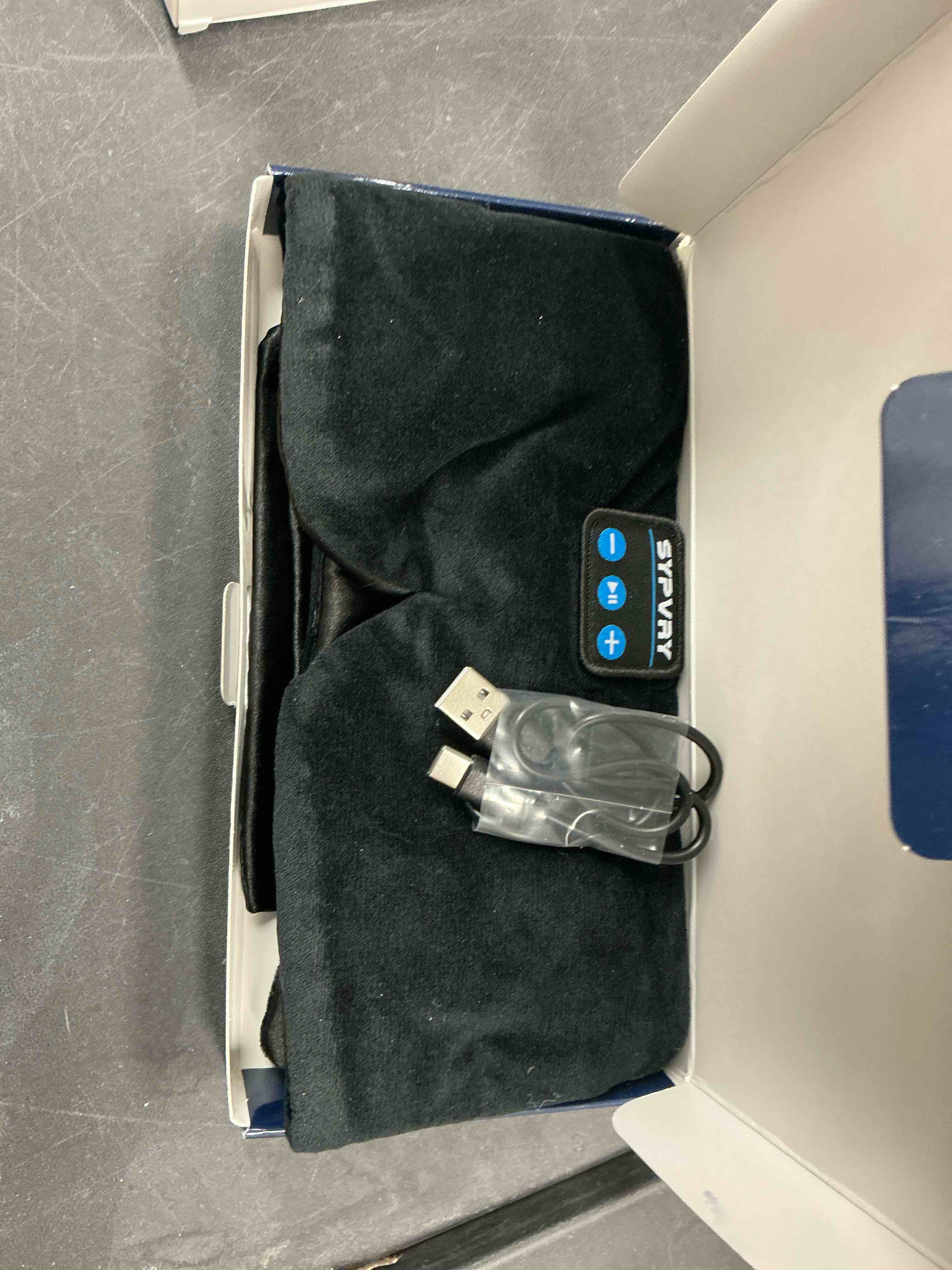 Condition photo showing Good Condition for Sleep Mask Bluetooth 5.4 Headphones Soft Wireless Headband Eye Mask Blackout with Microphone (Black M)